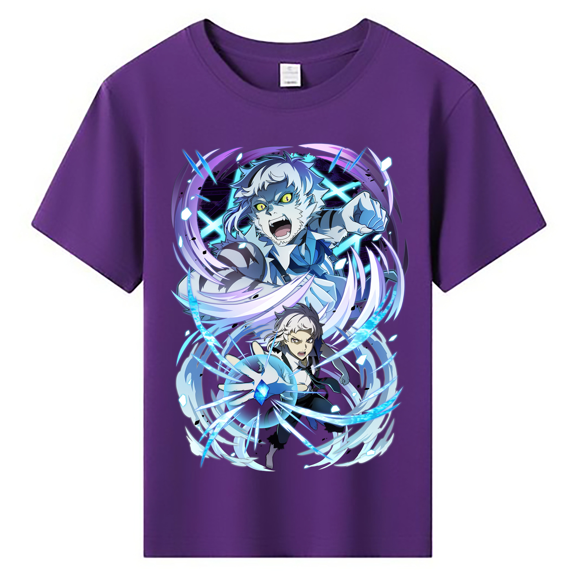 （画像用） 文豪ストレイドッグス Bungo Stray Dogs 綿100％キッズTシャツ（フロントプリント）