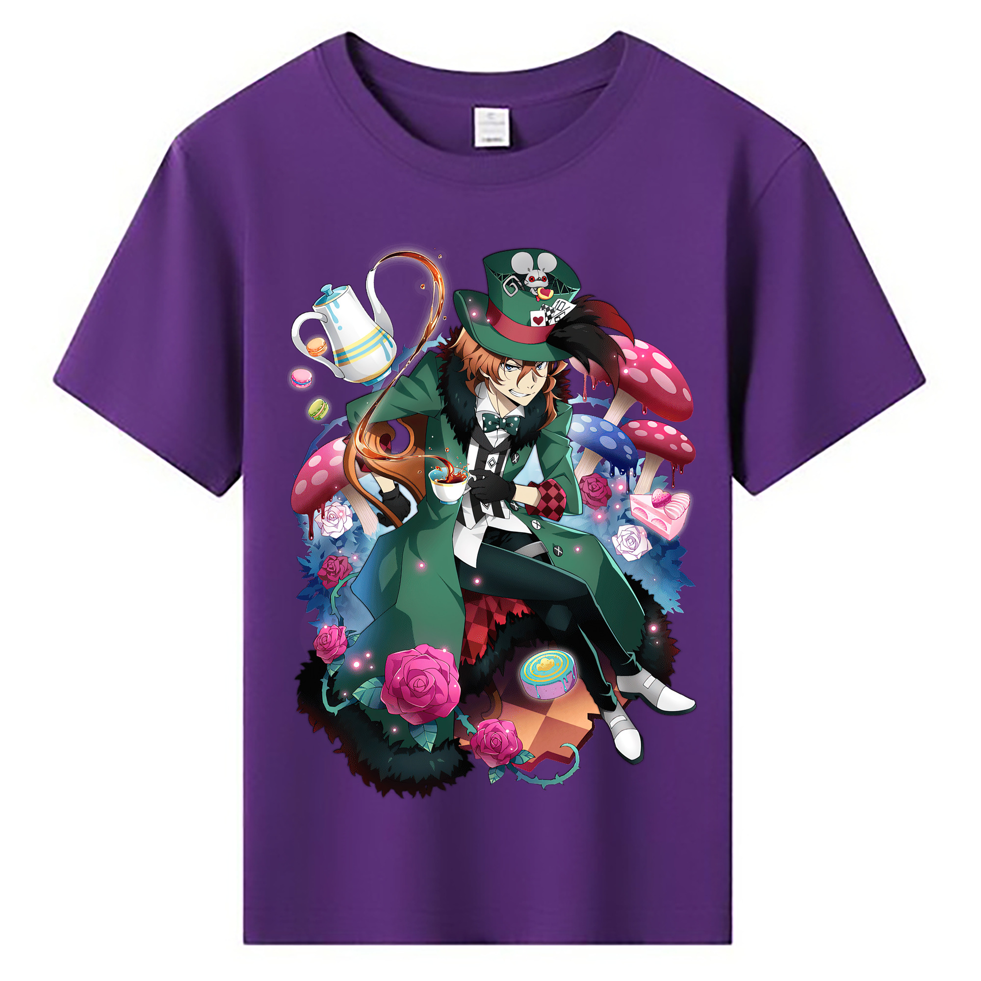 （画像用） 文豪ストレイドッグス Bungo Stray Dogs 綿100％キッズTシャツ（フロントプリント）