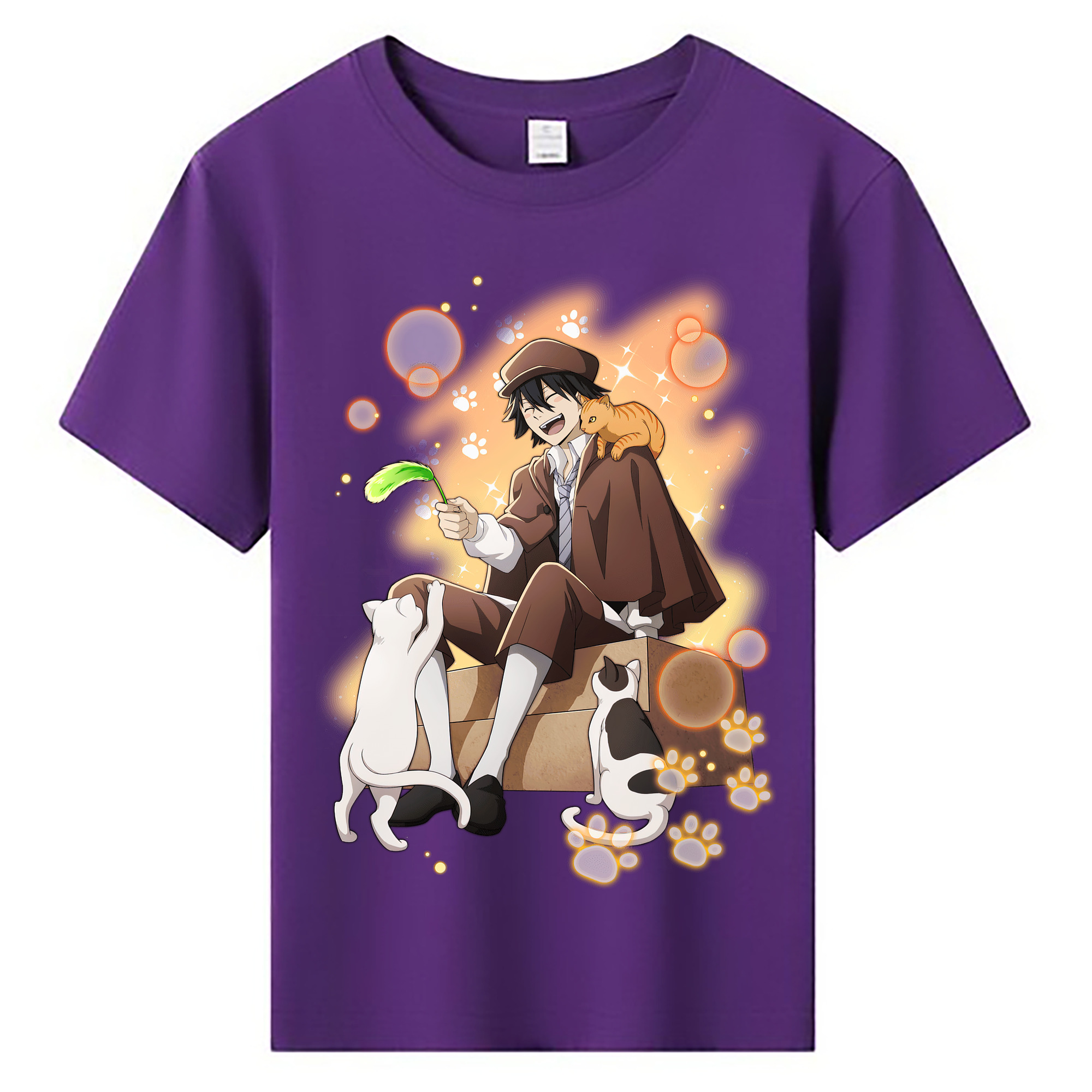 （画像用） 文豪ストレイドッグス Bungo Stray Dogs 綿100％キッズTシャツ（フロントプリント）
