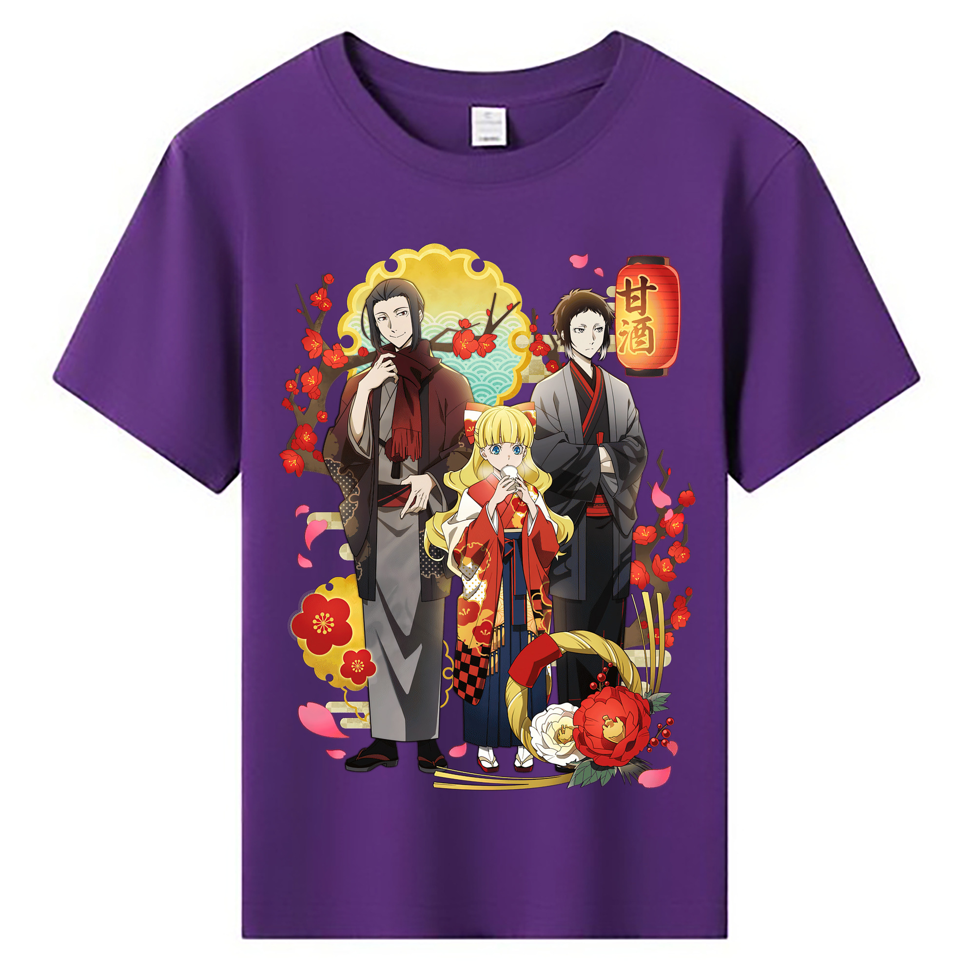 （画像用） 文豪ストレイドッグス Bungo Stray Dogs 綿100％キッズTシャツ（フロントプリント）