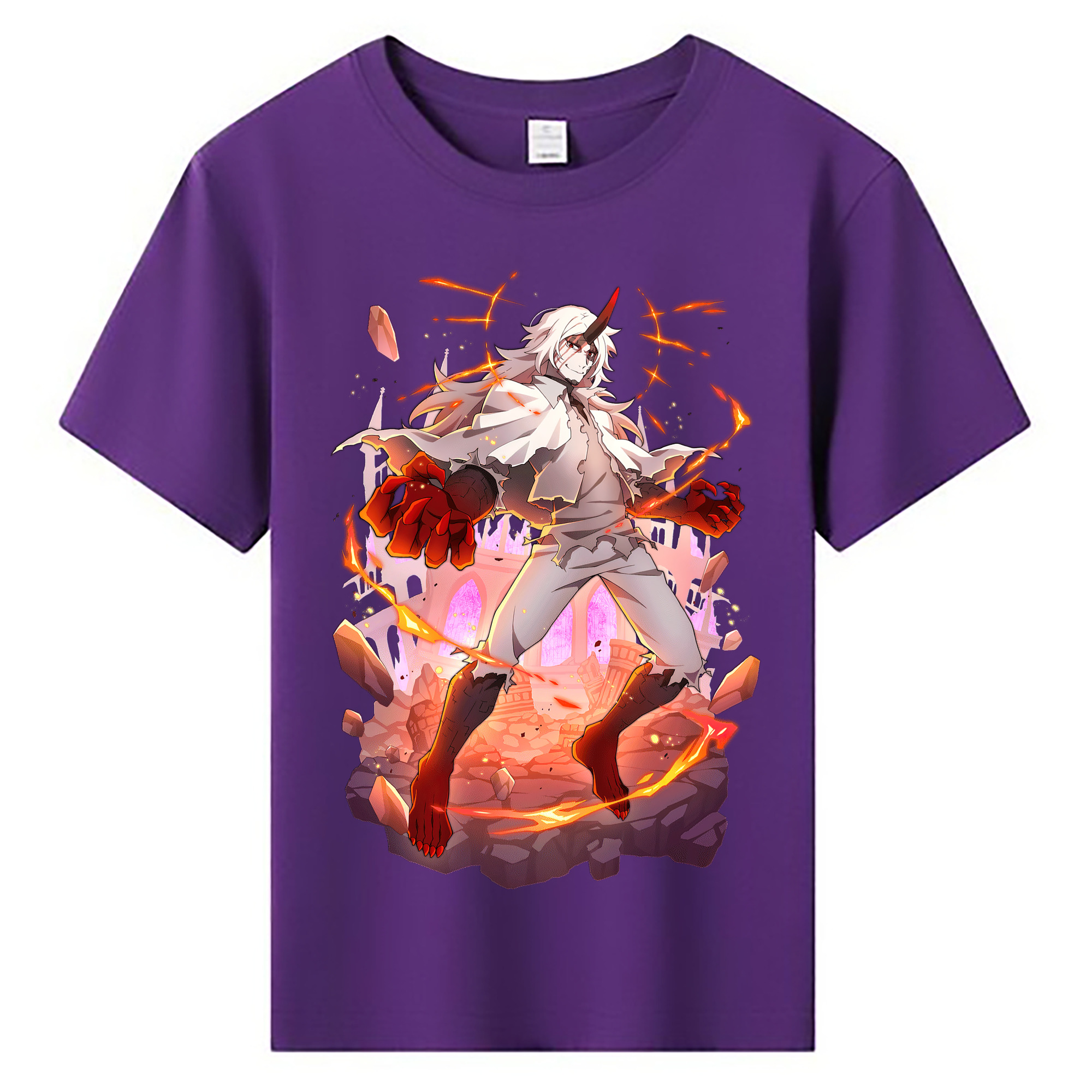 （画像用） 文豪ストレイドッグス Bungo Stray Dogs 綿100％キッズTシャツ（フロントプリント）