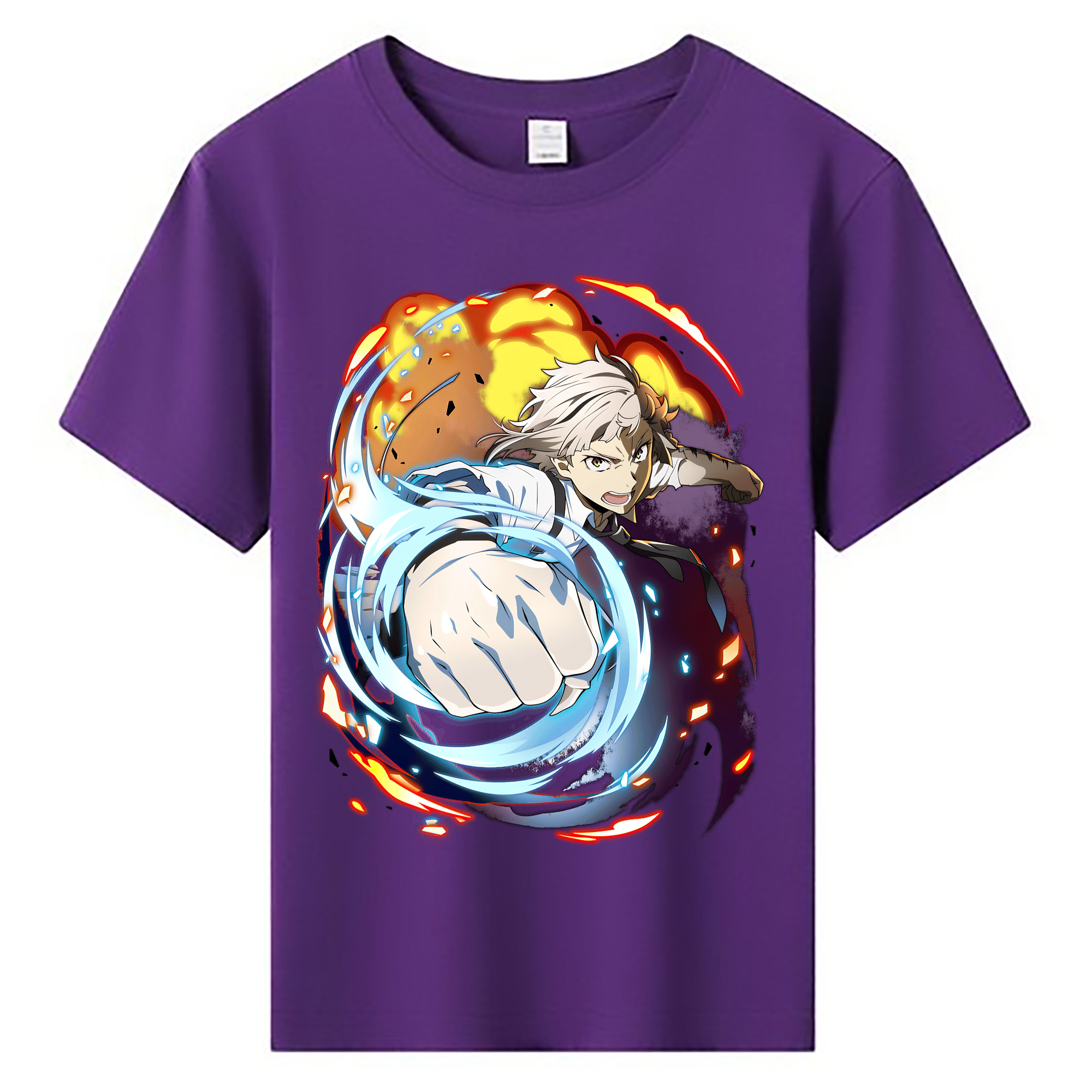 （画像用） 文豪ストレイドッグス Bungo Stray Dogs 綿100％キッズTシャツ（フロントプリント）