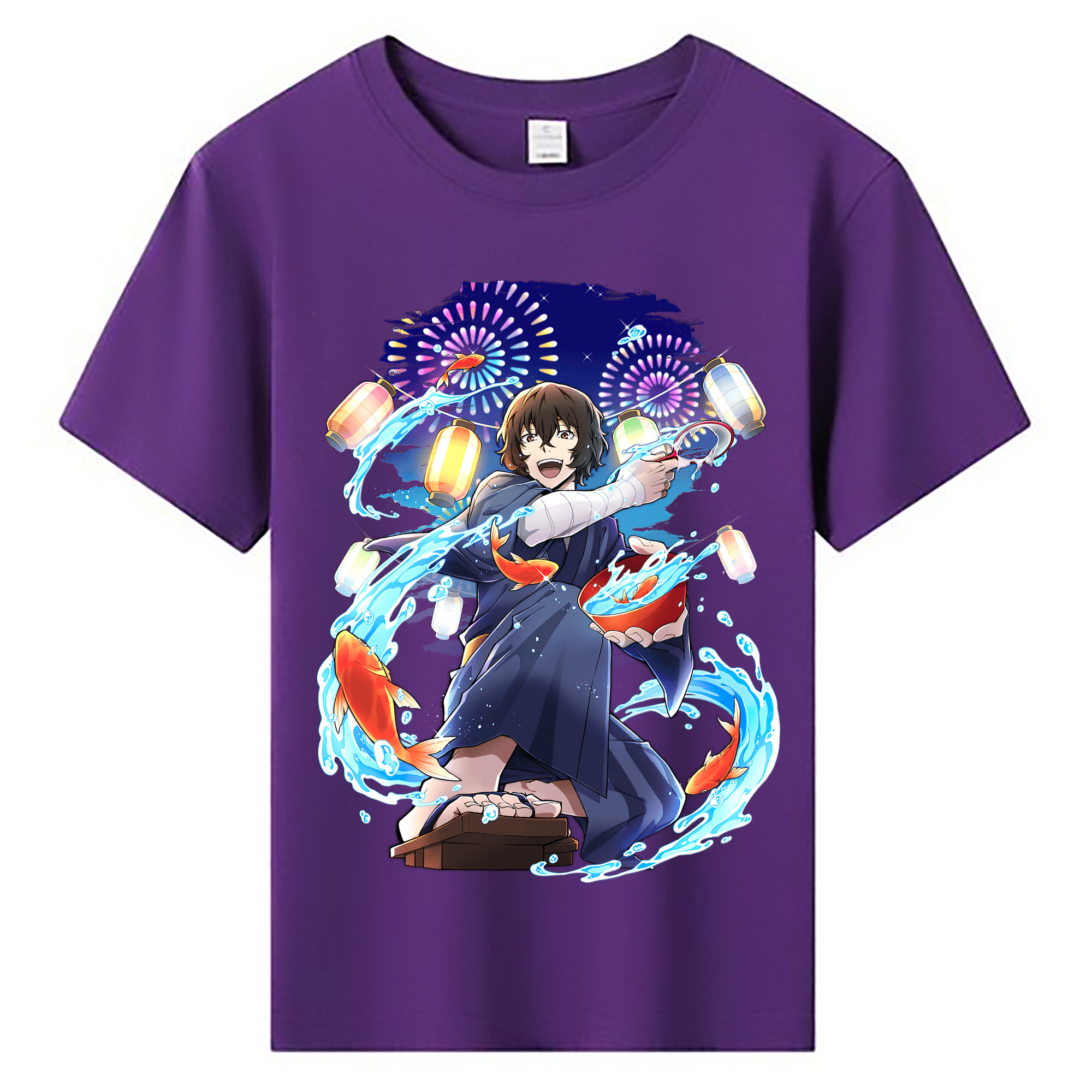 （画像用） 文豪ストレイドッグス Bungo Stray Dogs 綿100％キッズTシャツ（フロントプリント）