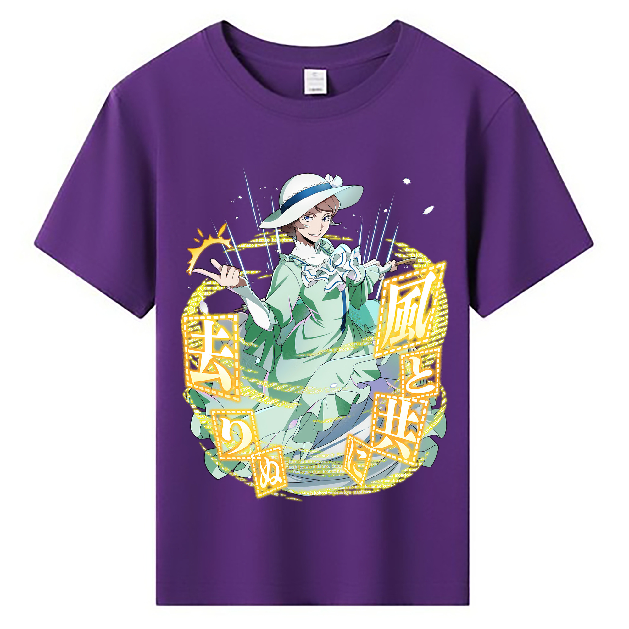 （画像用） 文豪ストレイドッグス Bungo Stray Dogs 綿100％キッズTシャツ（フロントプリント）