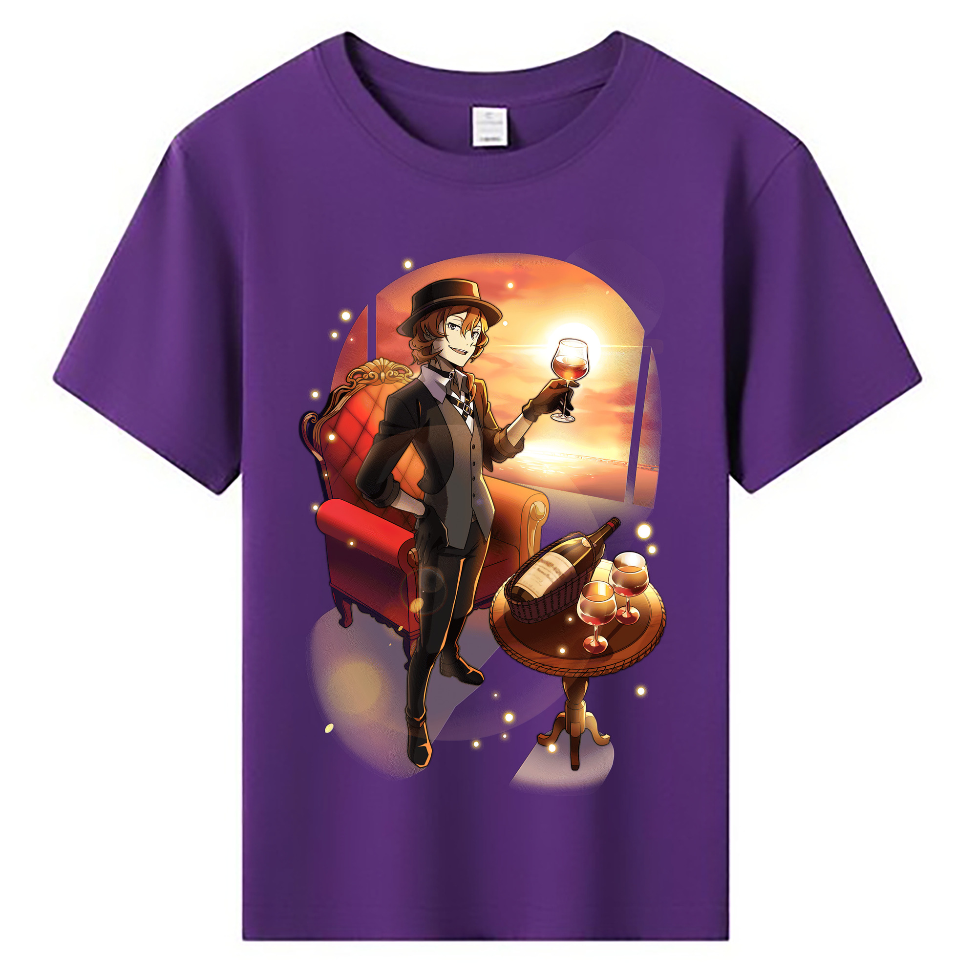 （画像用） 文豪ストレイドッグス Bungo Stray Dogs 綿100％キッズTシャツ（フロントプリント）