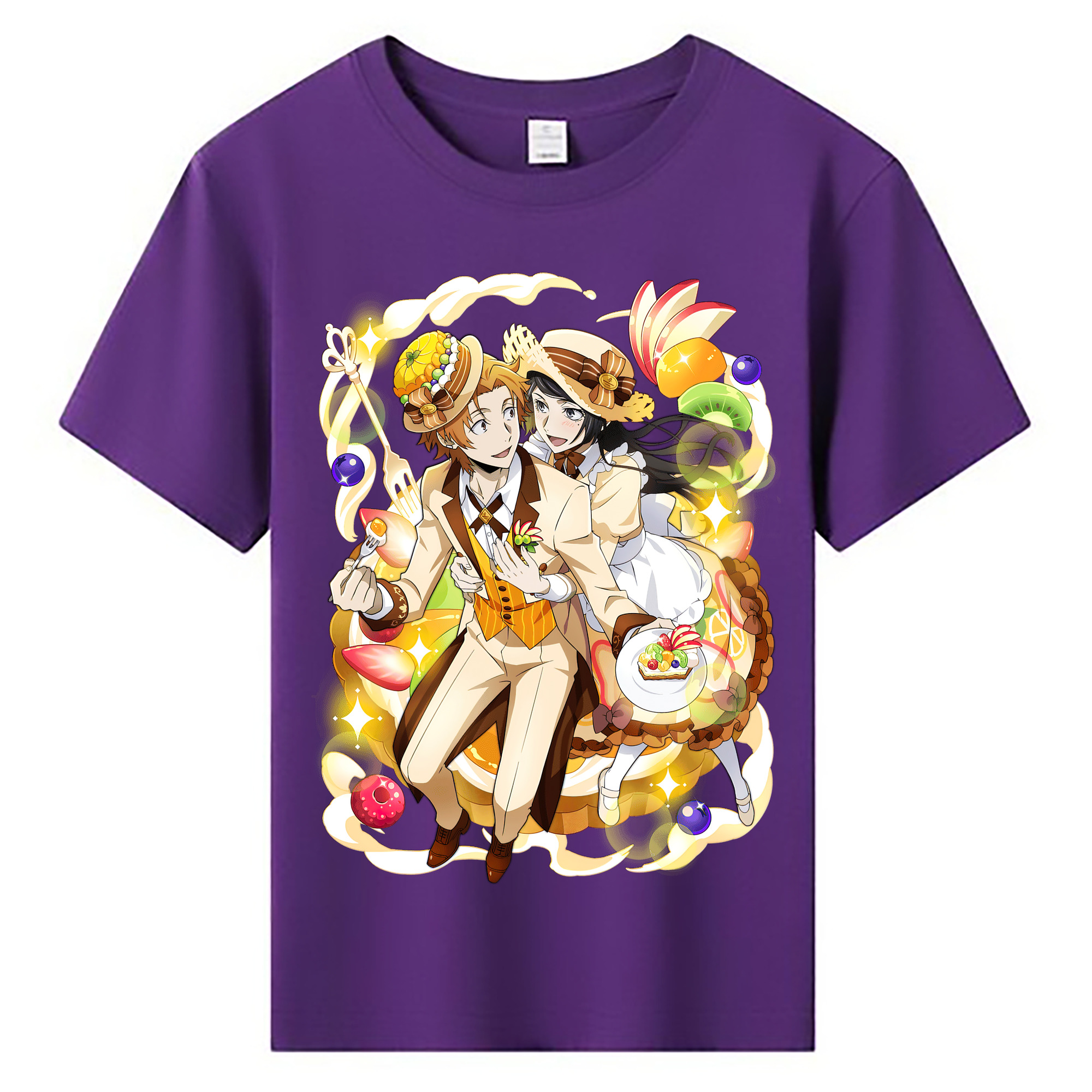 （画像用） 文豪ストレイドッグス Bungo Stray Dogs 綿100％キッズTシャツ（フロントプリント）