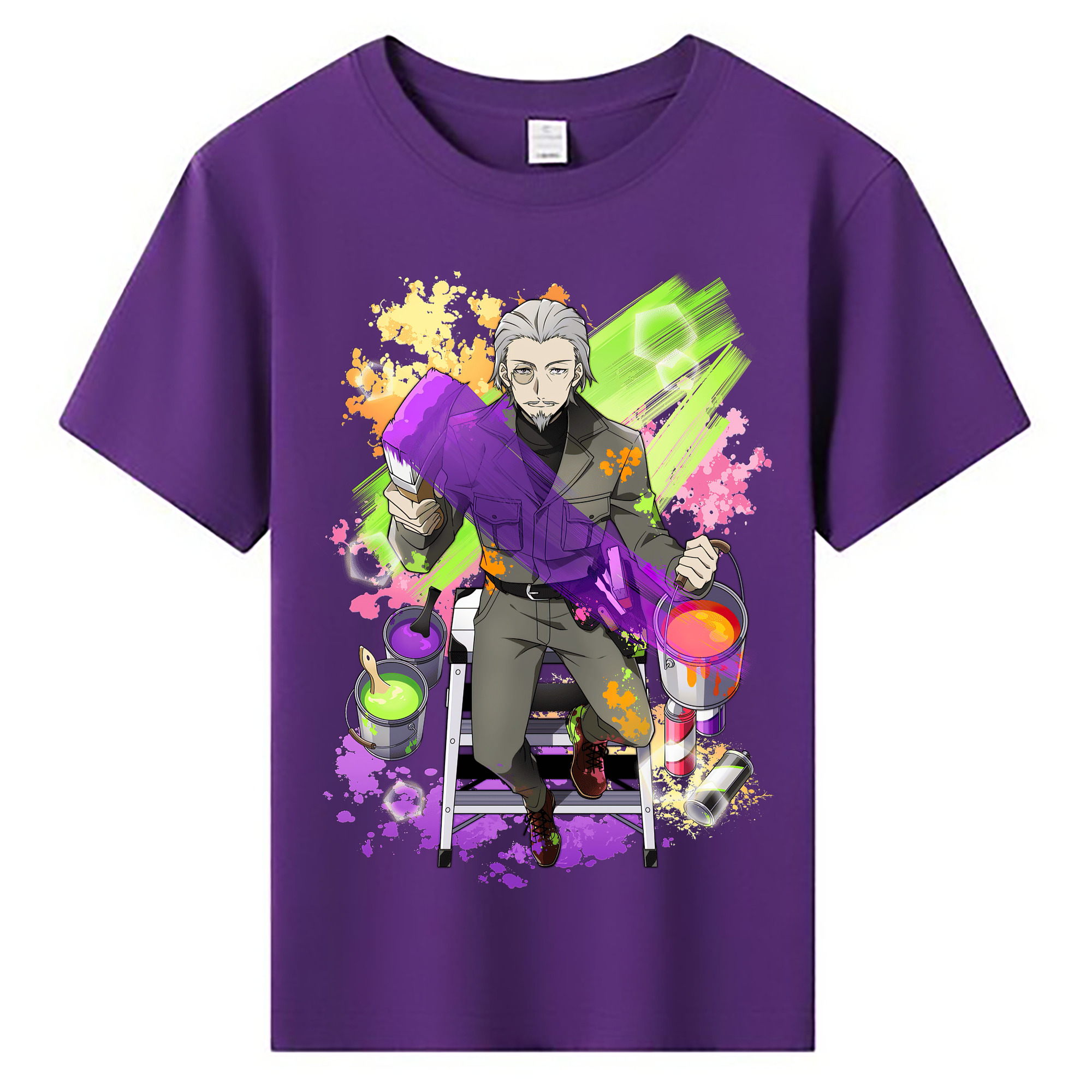 （画像用） 文豪ストレイドッグス Bungo Stray Dogs 綿100％キッズTシャツ（フロントプリント）