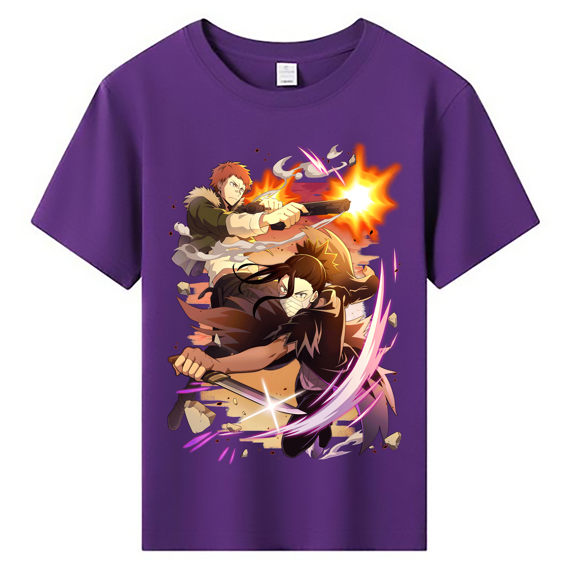 （画像用） 文豪ストレイドッグス Bungo Stray Dogs 綿100％キッズTシャツ（フロントプリント）