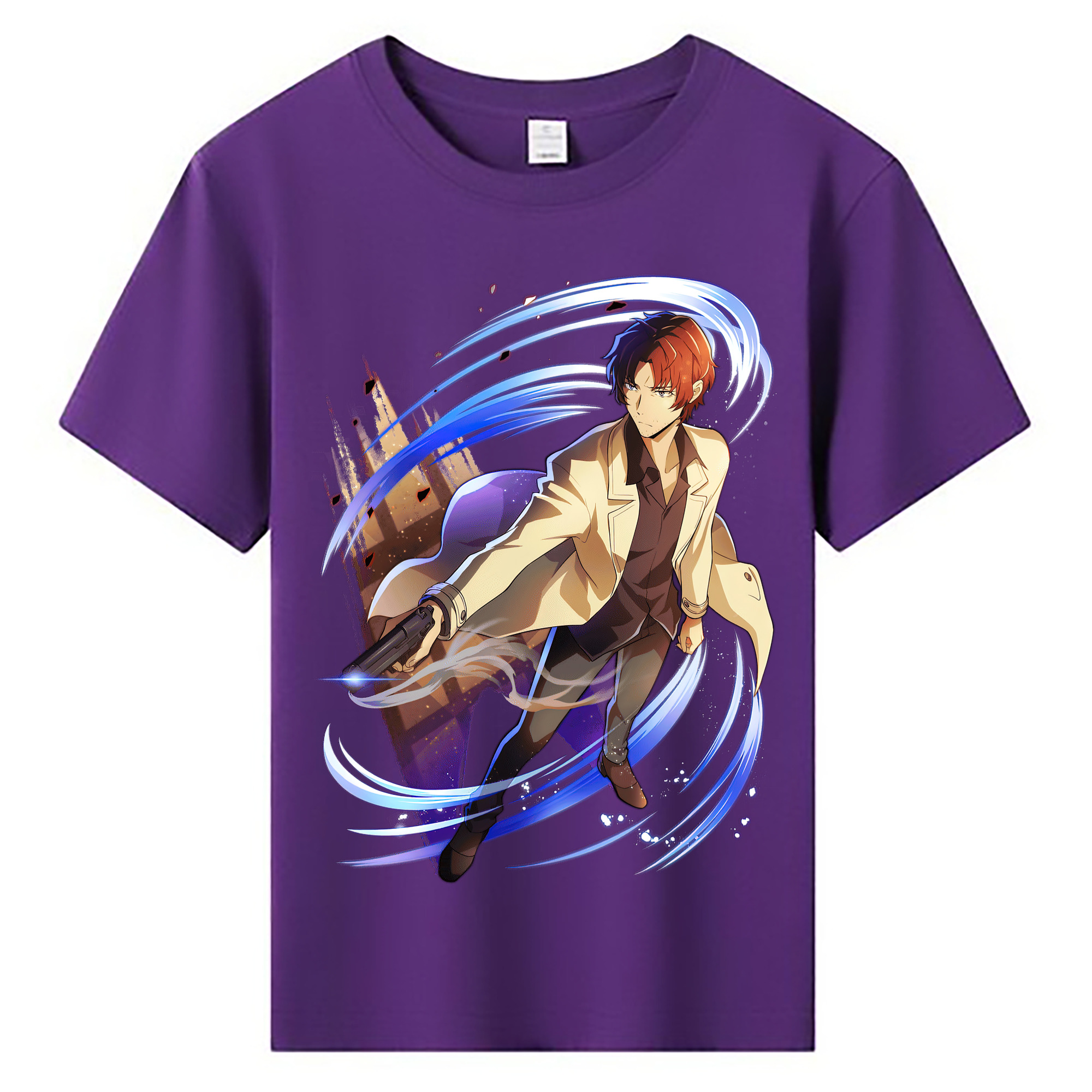 （画像用） 文豪ストレイドッグス Bungo Stray Dogs 綿100％キッズTシャツ（フロントプリント）