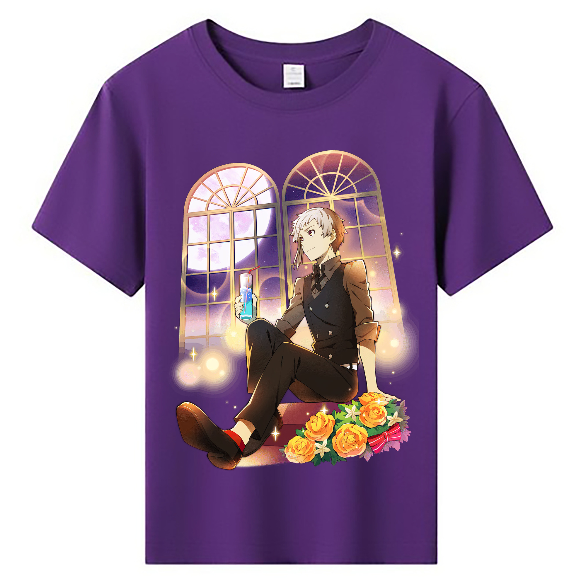 （画像用） 文豪ストレイドッグス Bungo Stray Dogs 綿100％キッズTシャツ（フロントプリント）