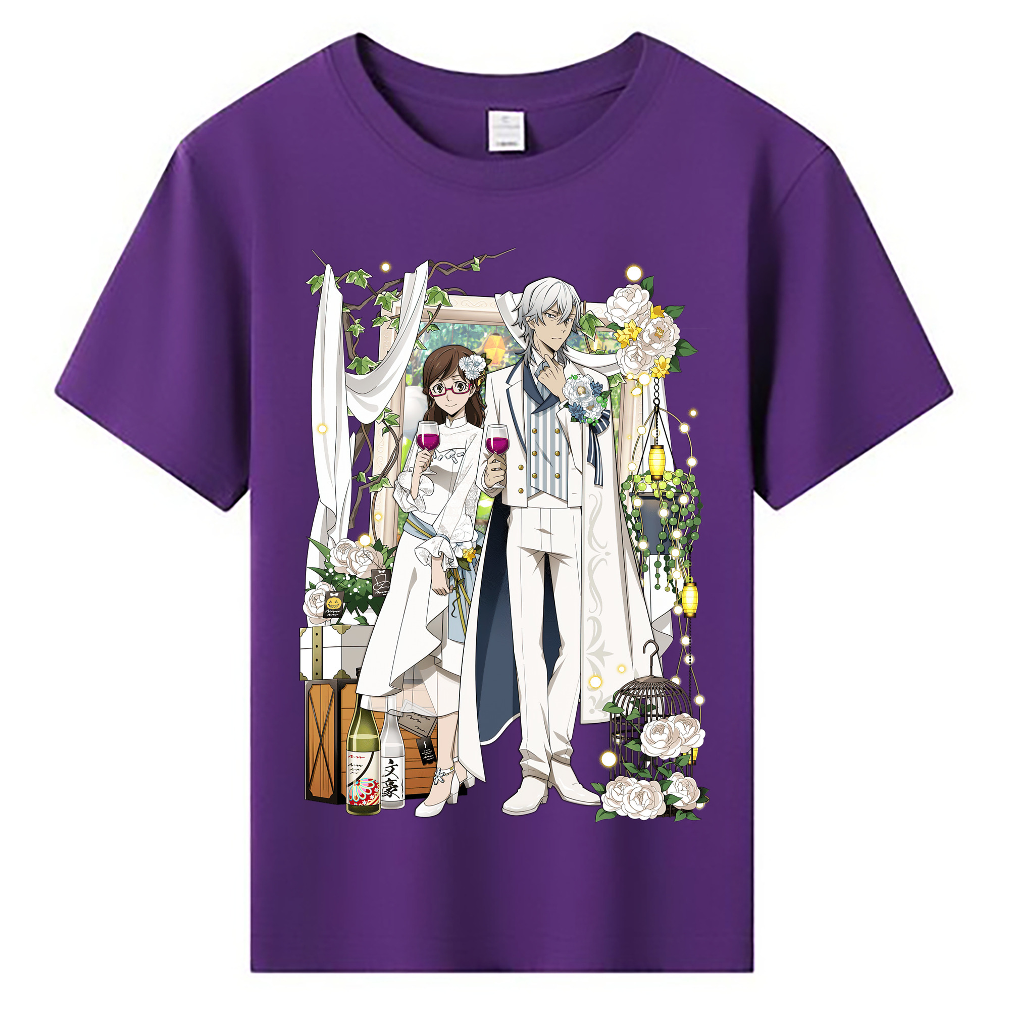 （画像用） 文豪ストレイドッグス Bungo Stray Dogs 綿100％キッズTシャツ（フロントプリント）