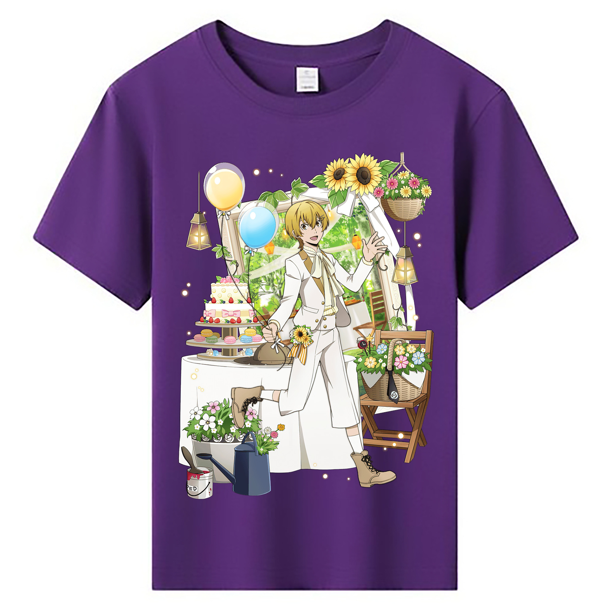 （画像用） 文豪ストレイドッグス Bungo Stray Dogs 綿100％キッズTシャツ（フロントプリント）