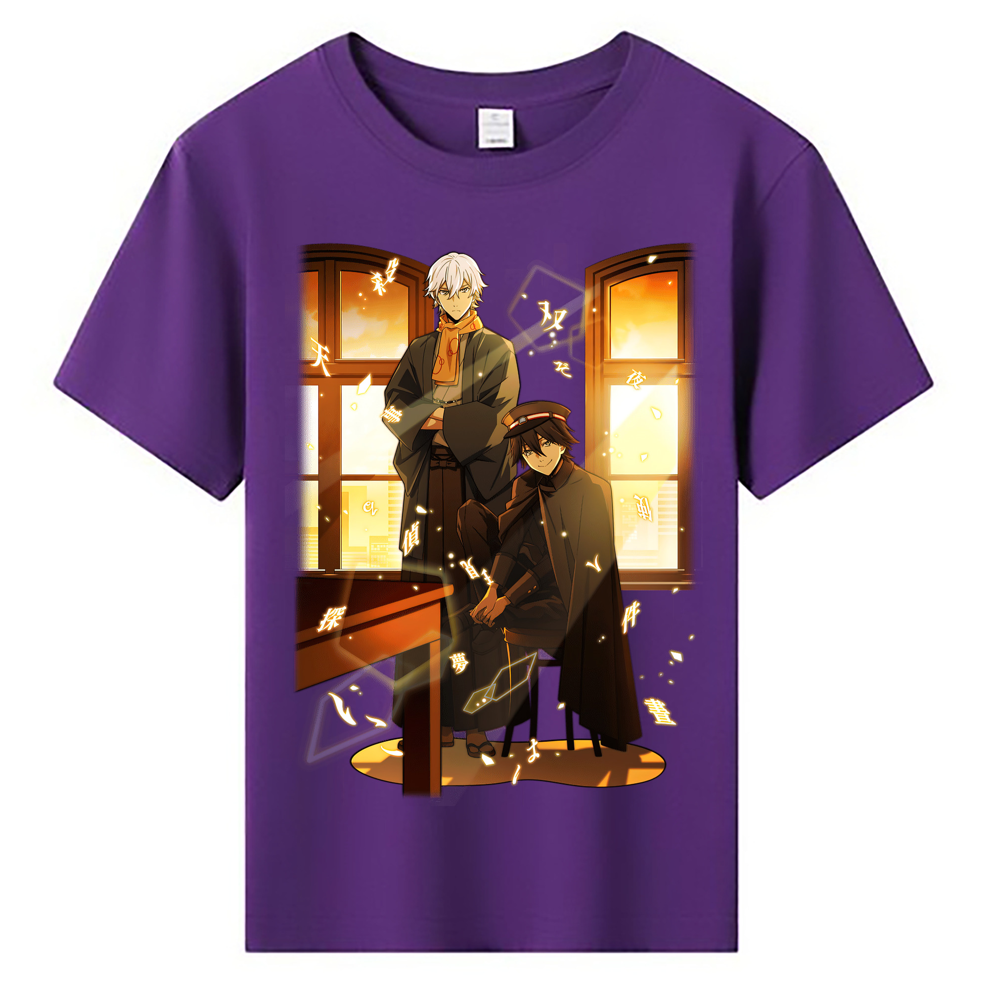 （画像用） 文豪ストレイドッグス Bungo Stray Dogs 綿100％キッズTシャツ（フロントプリント）