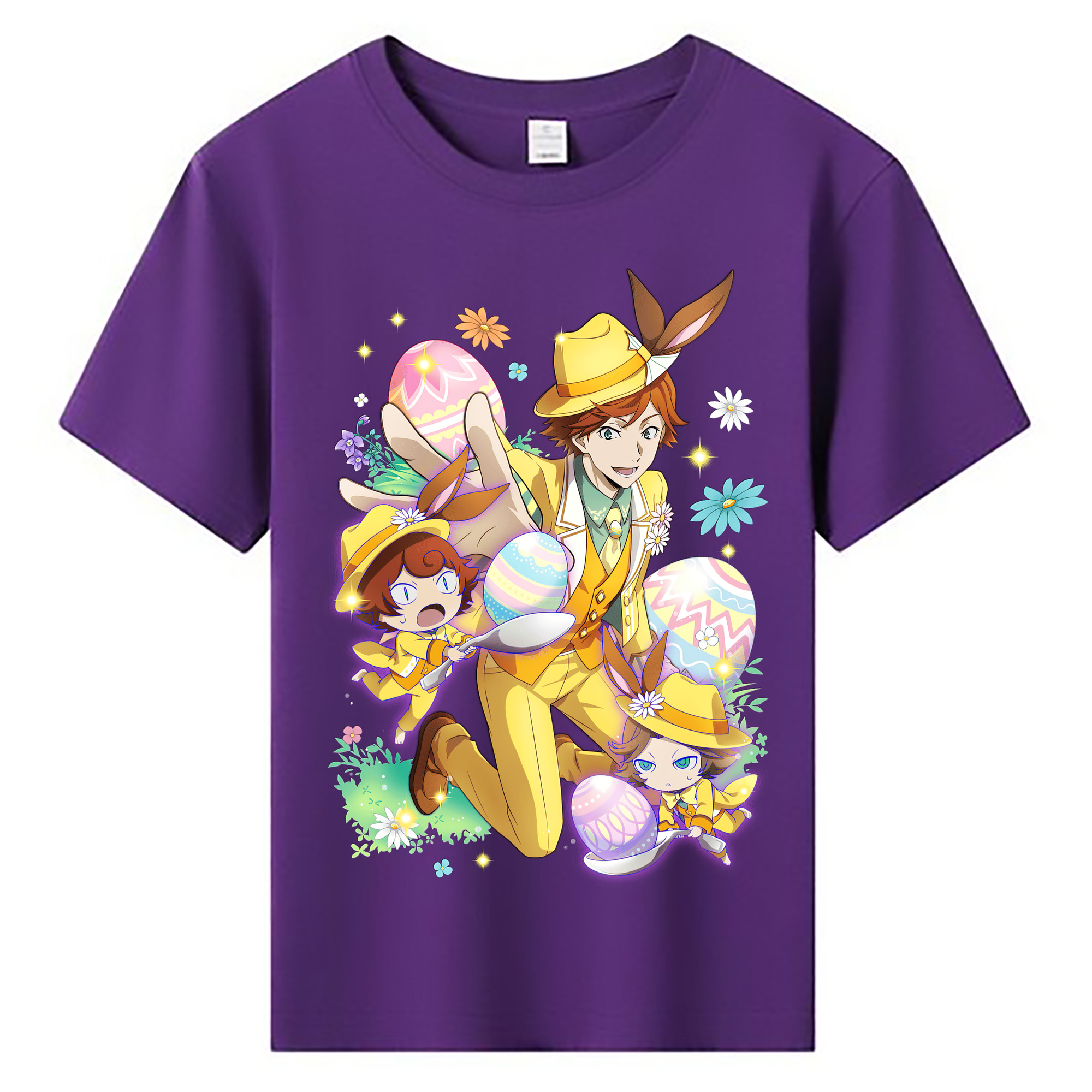 （画像用） 文豪ストレイドッグス Bungo Stray Dogs 綿100％キッズTシャツ（フロントプリント）