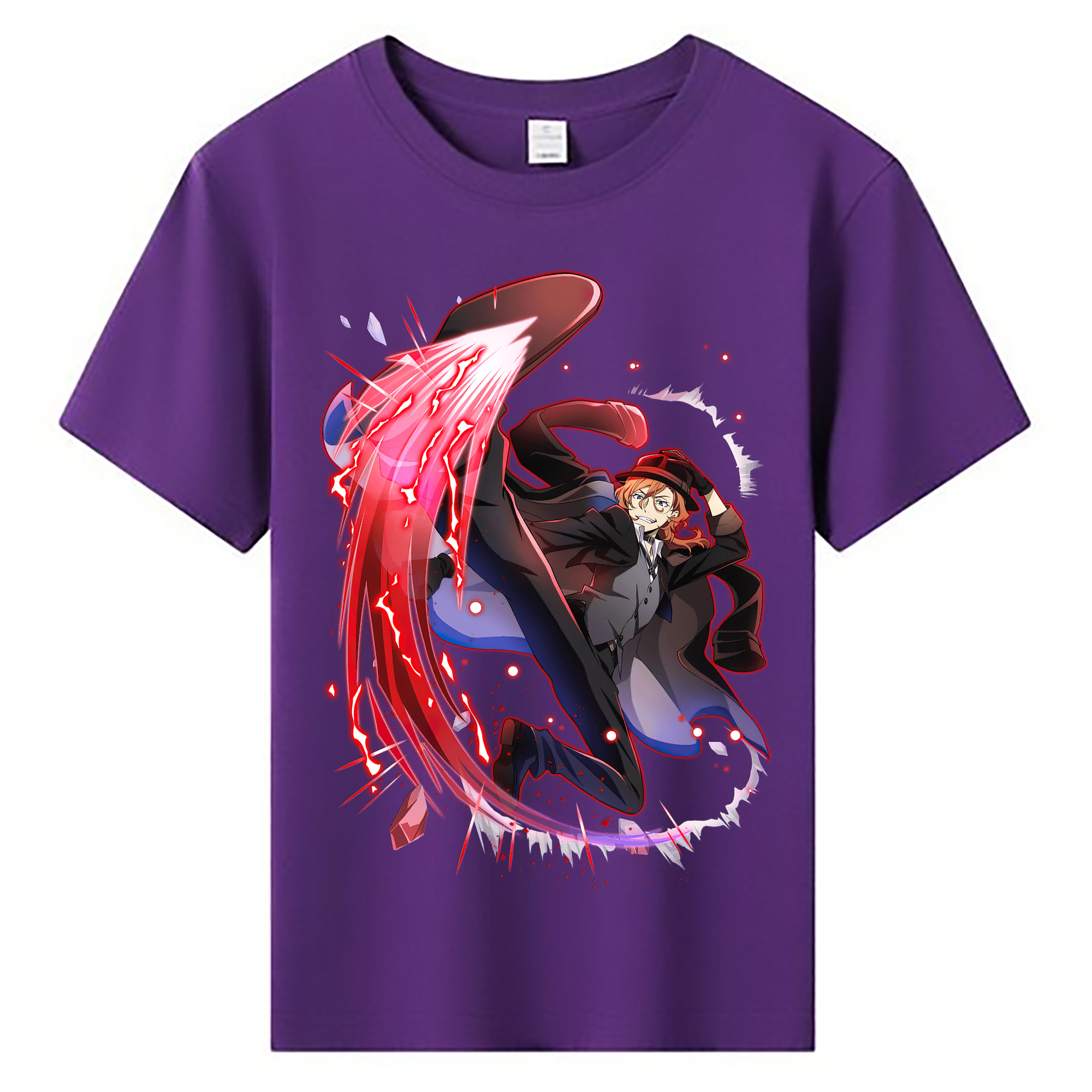 （画像用） 文豪ストレイドッグス Bungo Stray Dogs 綿100％キッズTシャツ（フロントプリント）