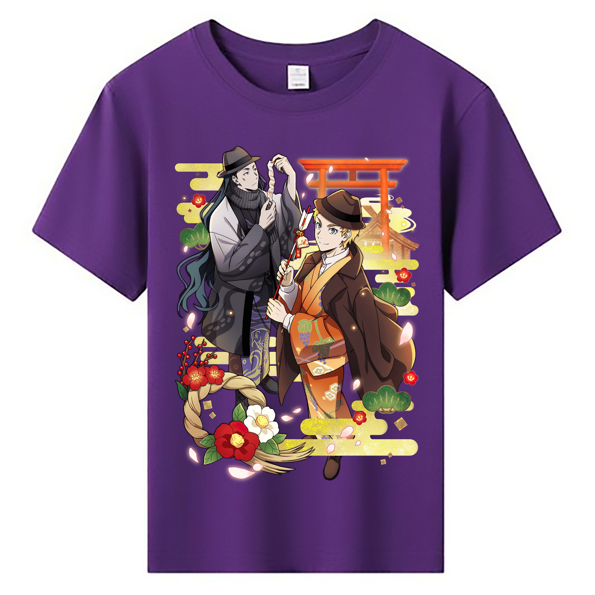 （画像用） 文豪ストレイドッグス Bungo Stray Dogs 綿100％キッズTシャツ（フロントプリント）