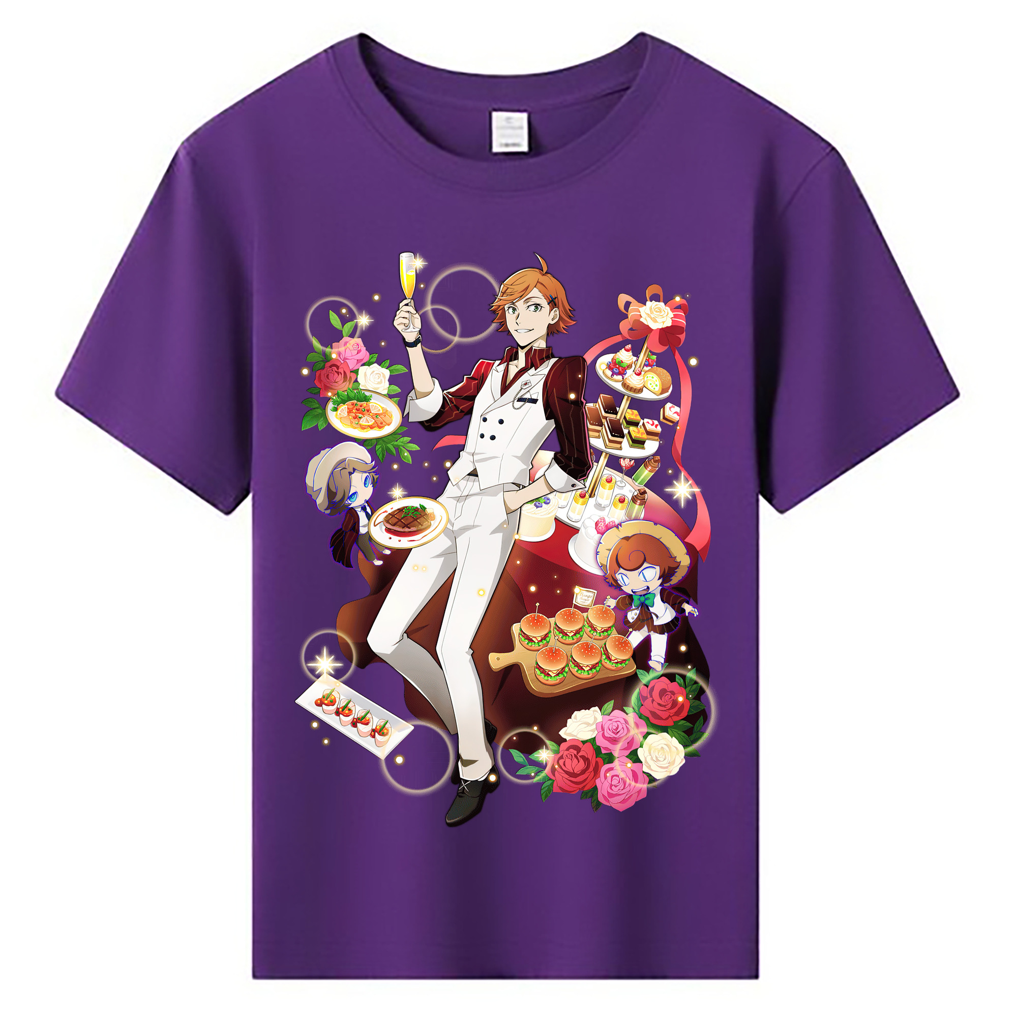 （画像用） 文豪ストレイドッグス Bungo Stray Dogs 綿100％キッズTシャツ（フロントプリント）
