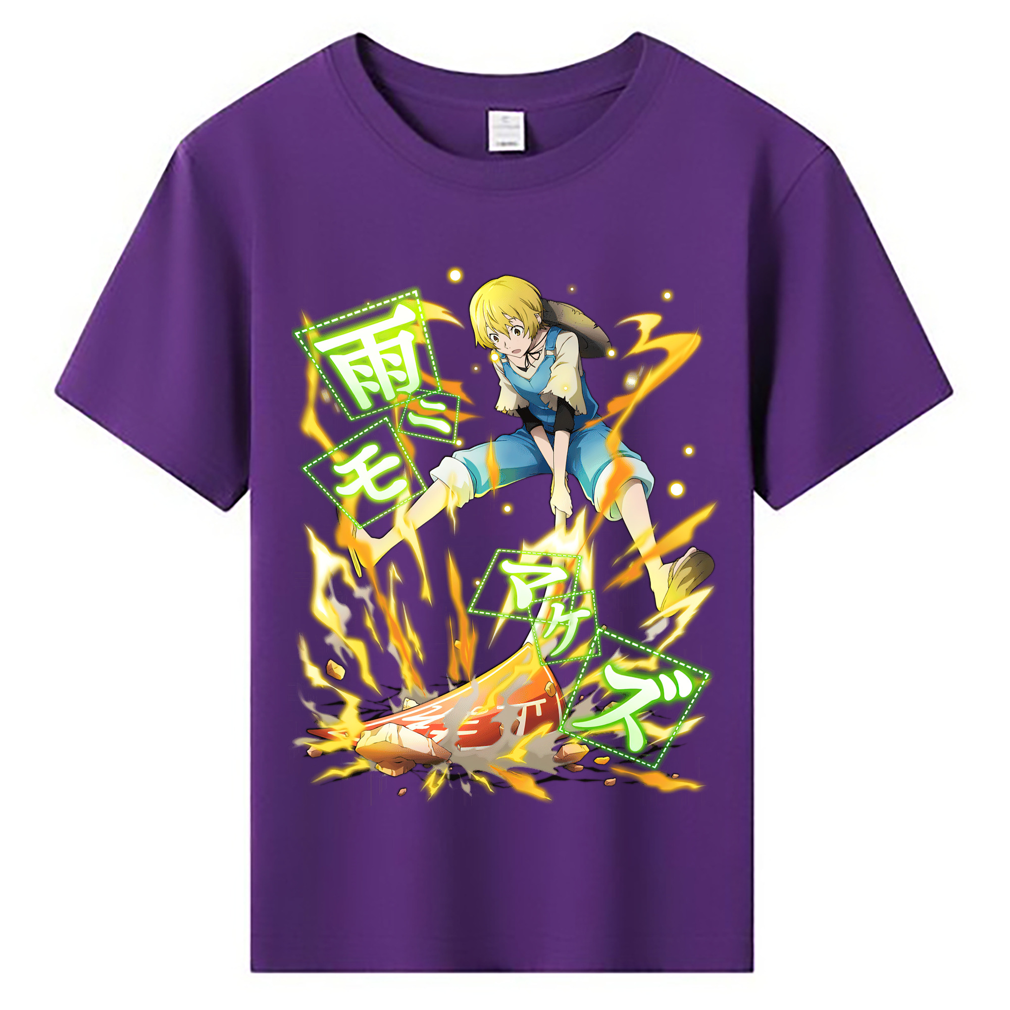 （画像用） 文豪ストレイドッグス Bungo Stray Dogs 綿100％キッズTシャツ（フロントプリント）