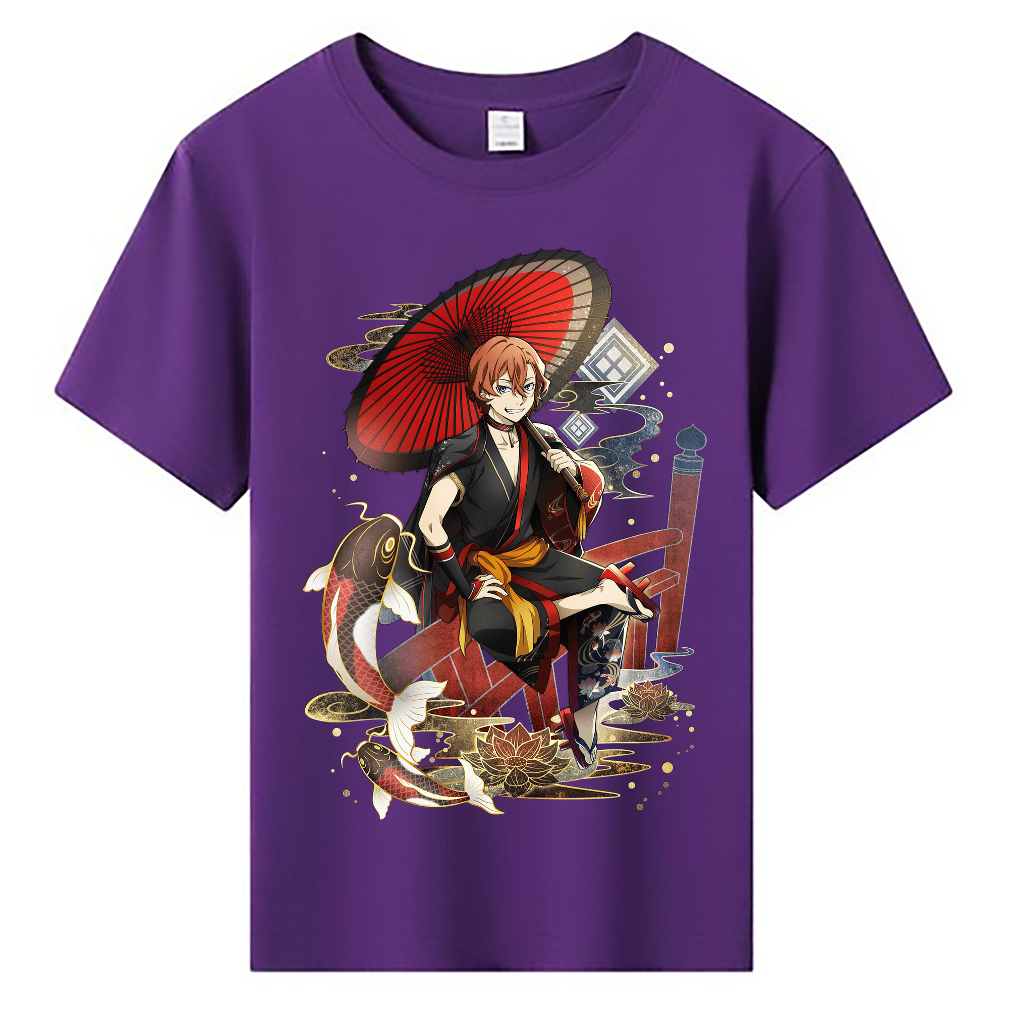 （画像用） 文豪ストレイドッグス Bungo Stray Dogs 綿100％キッズTシャツ（フロントプリント）