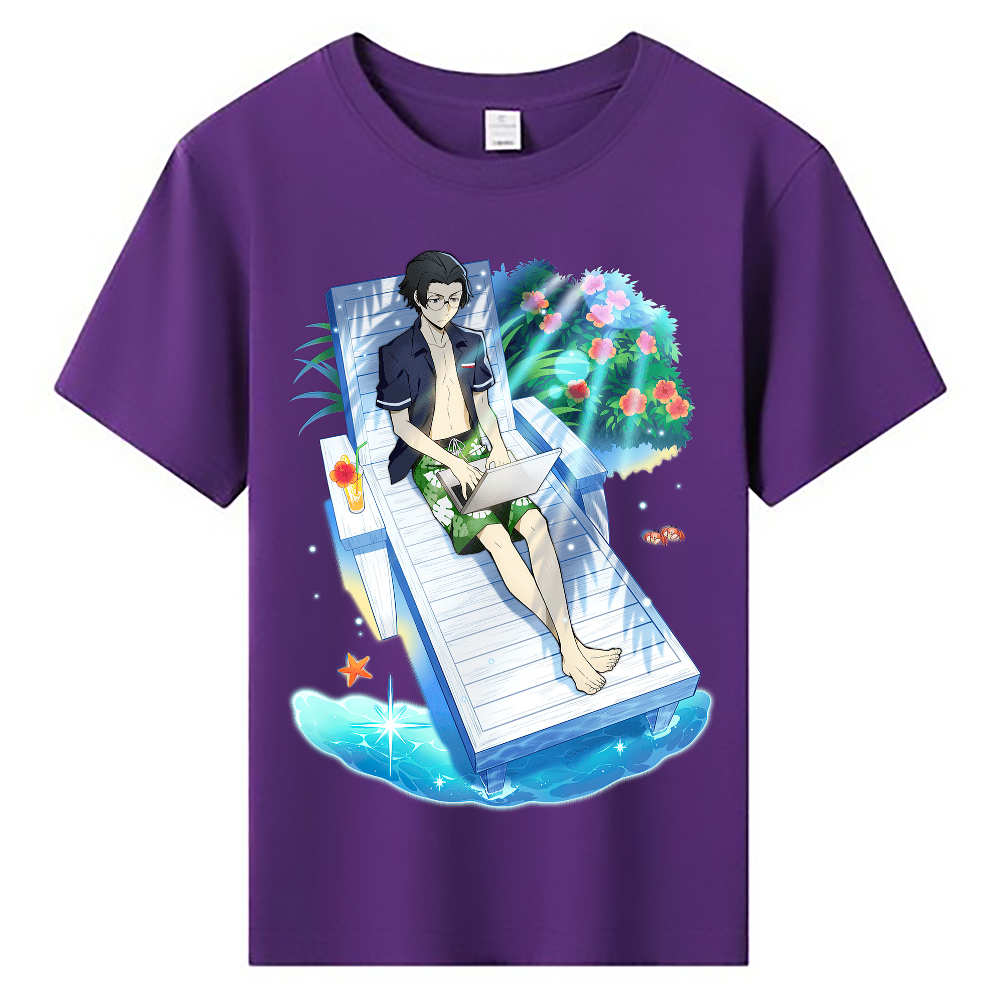 （画像用） 文豪ストレイドッグス Bungo Stray Dogs 綿100％キッズTシャツ（フロントプリント）