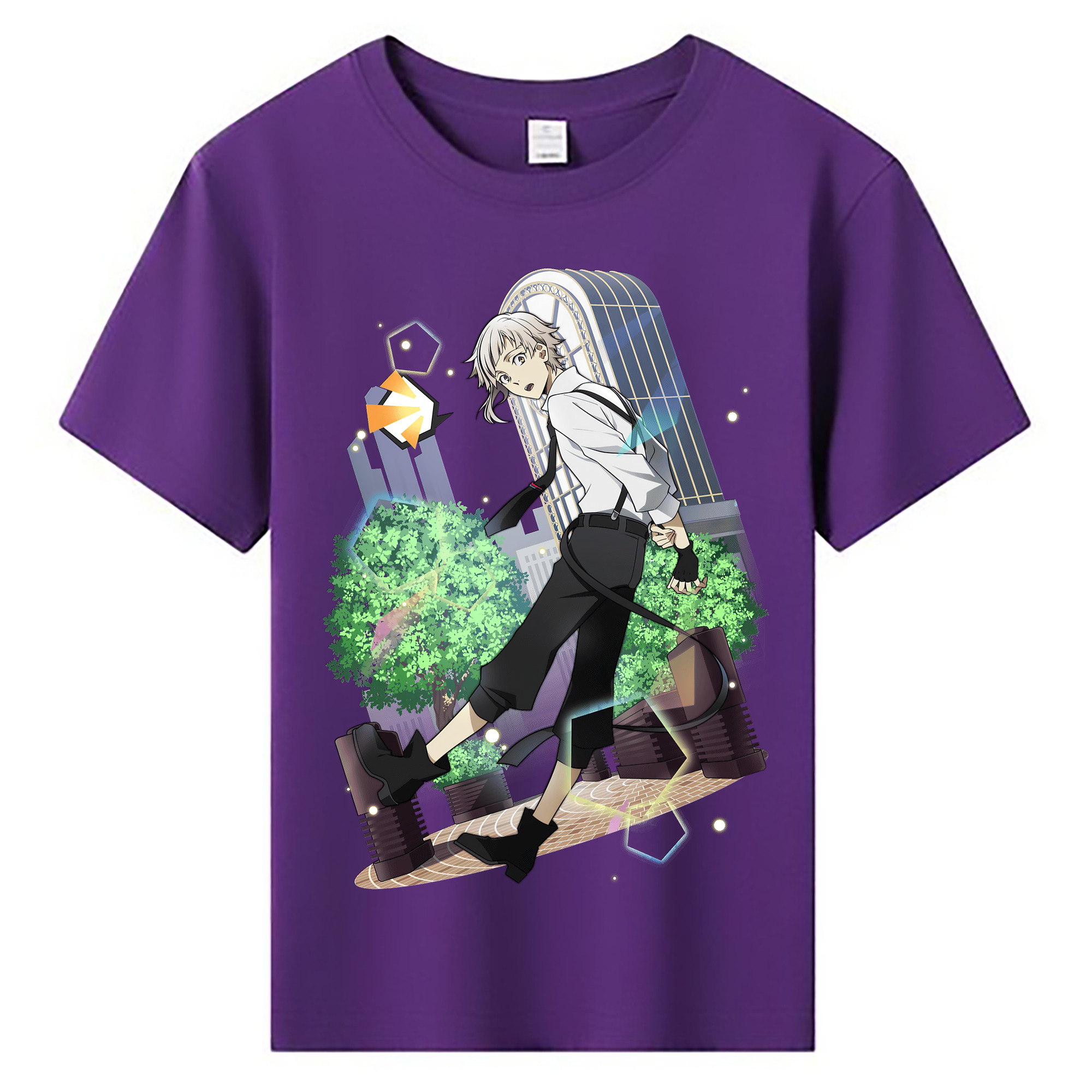 （画像用） 文豪ストレイドッグス Bungo Stray Dogs 綿100％キッズTシャツ（フロントプリント）