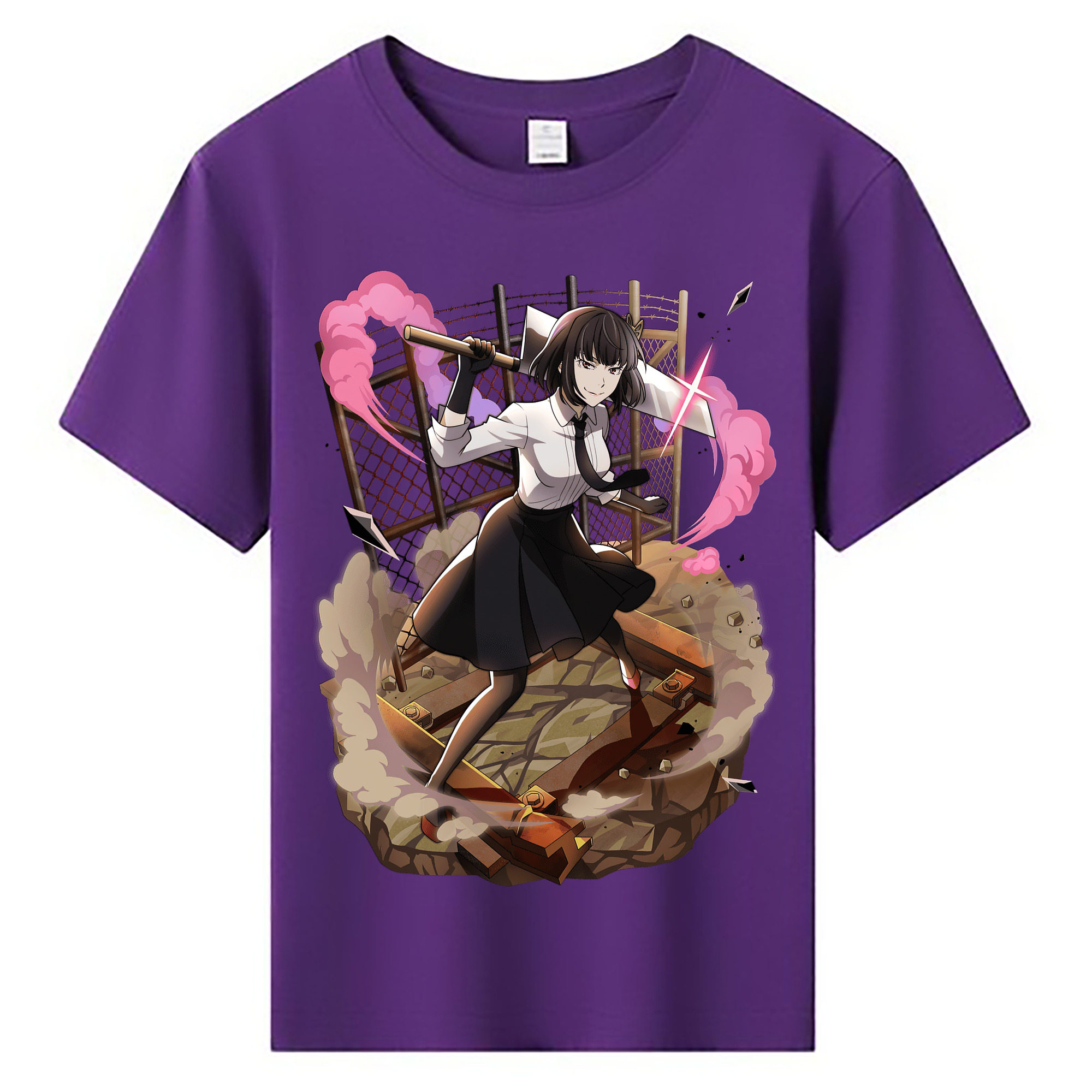 （画像用） 文豪ストレイドッグス Bungo Stray Dogs 綿100％キッズTシャツ（フロントプリント）