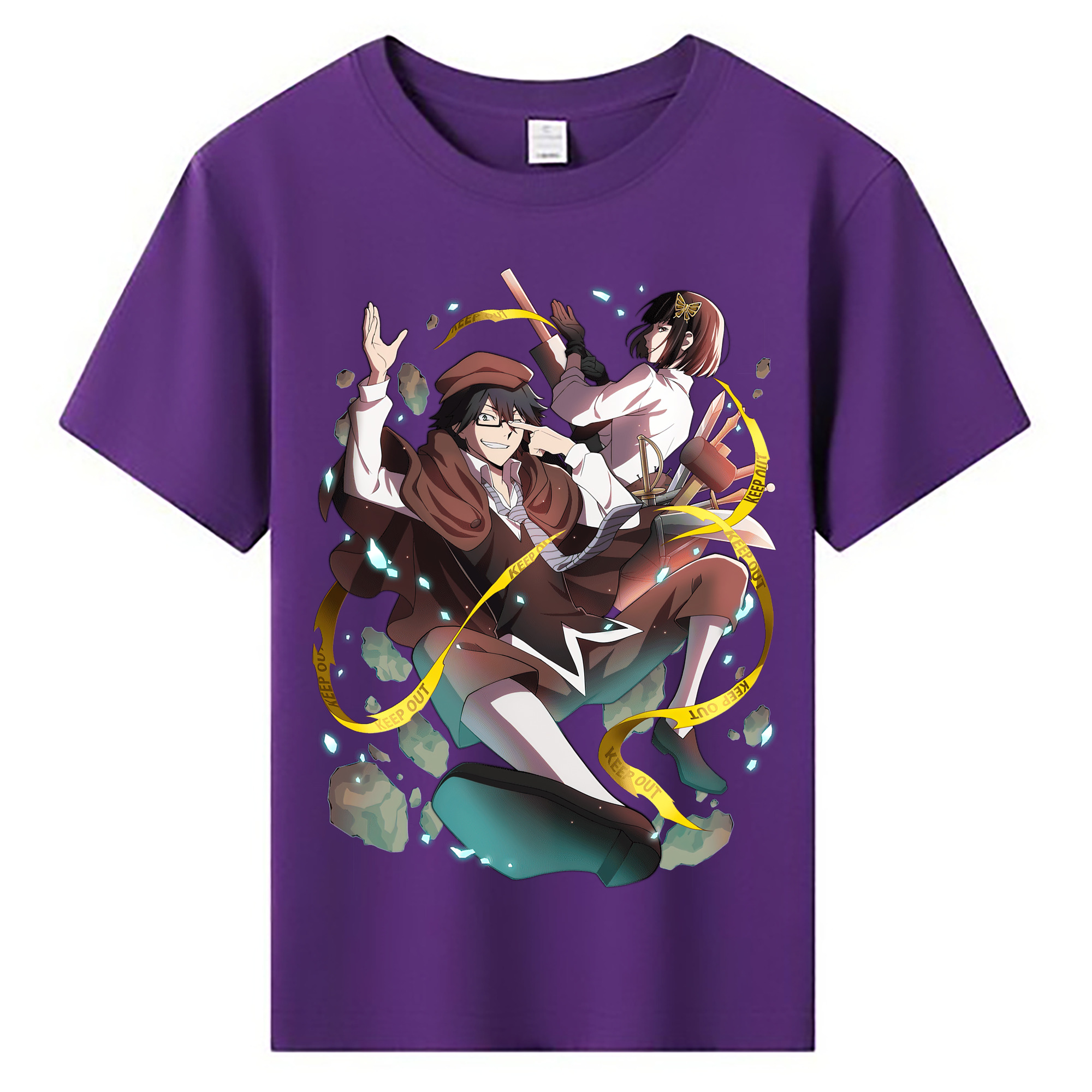 （画像用） 文豪ストレイドッグス Bungo Stray Dogs 綿100％キッズTシャツ（フロントプリント）