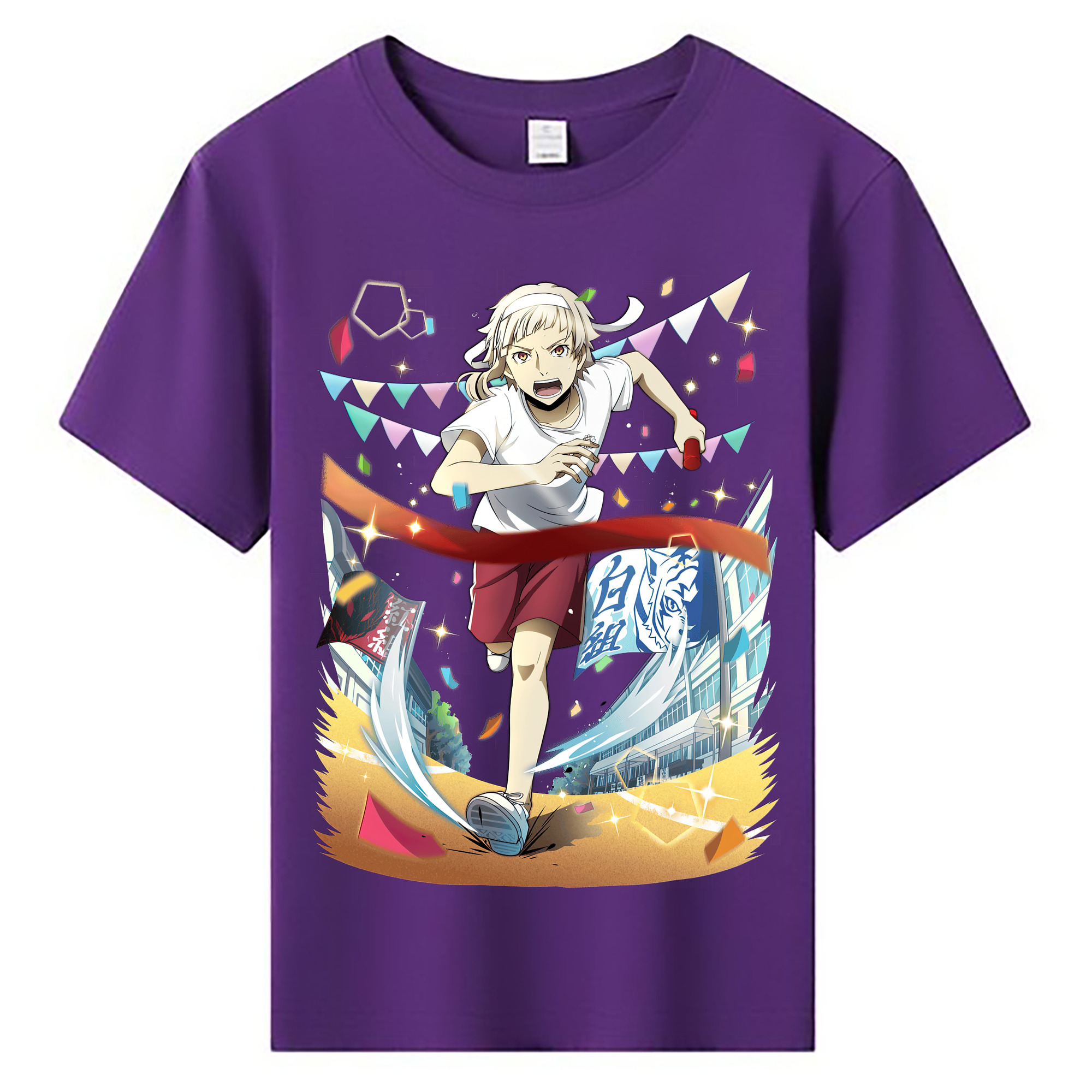（画像用） 文豪ストレイドッグス Bungo Stray Dogs 綿100％キッズTシャツ（フロントプリント）