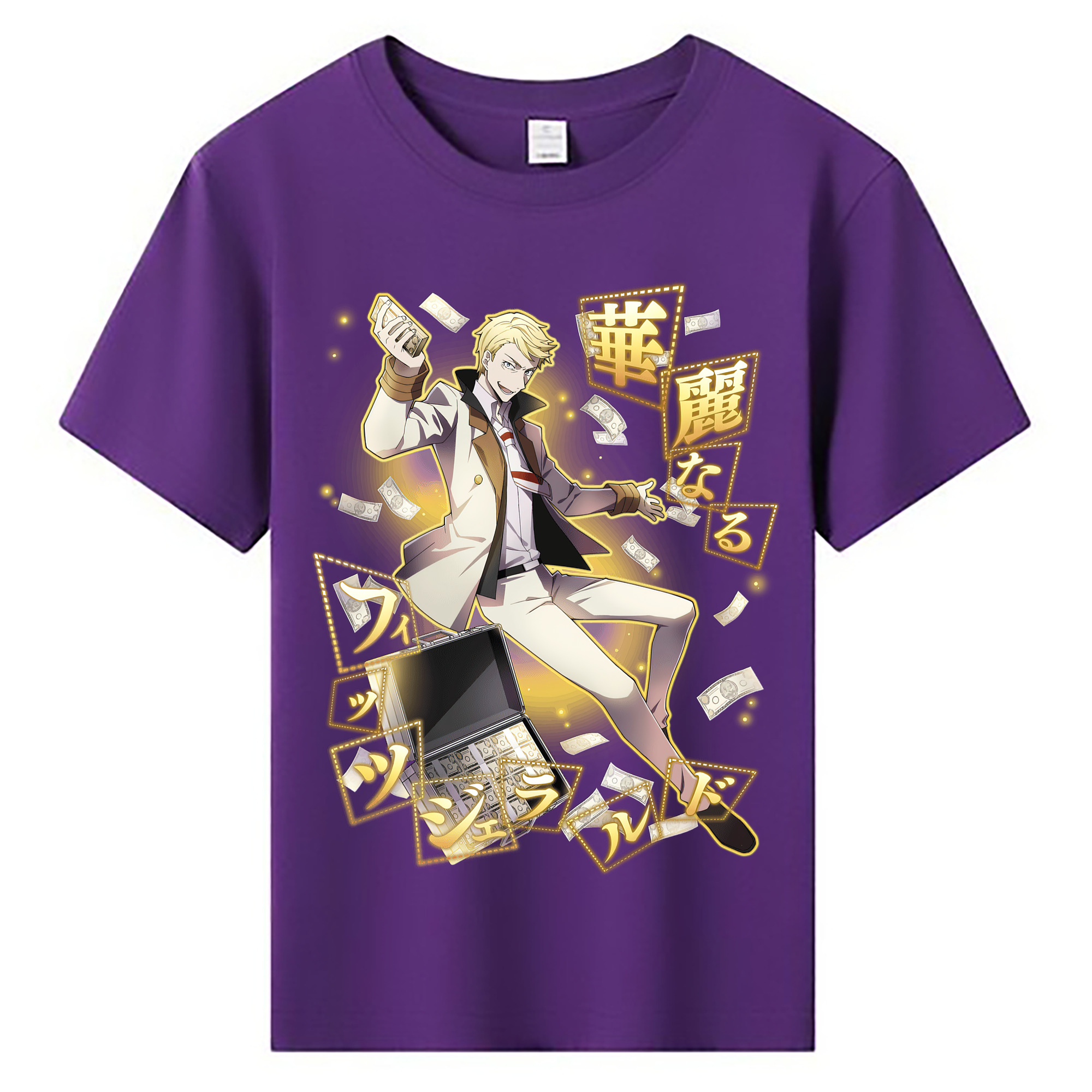 （画像用） 文豪ストレイドッグス Bungo Stray Dogs 綿100％キッズTシャツ（フロントプリント）