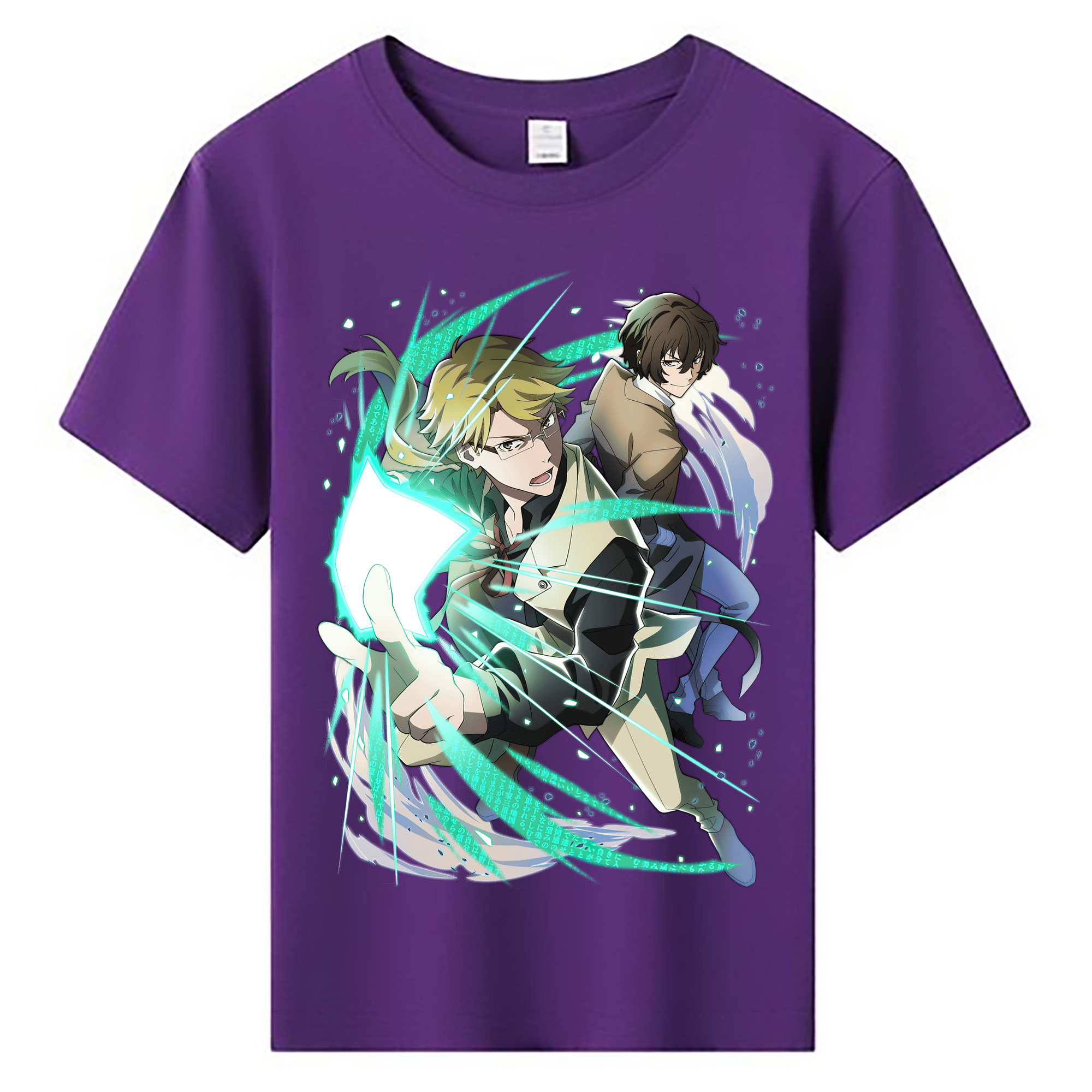 （画像用） 文豪ストレイドッグス Bungo Stray Dogs 綿100％キッズTシャツ（フロントプリント）