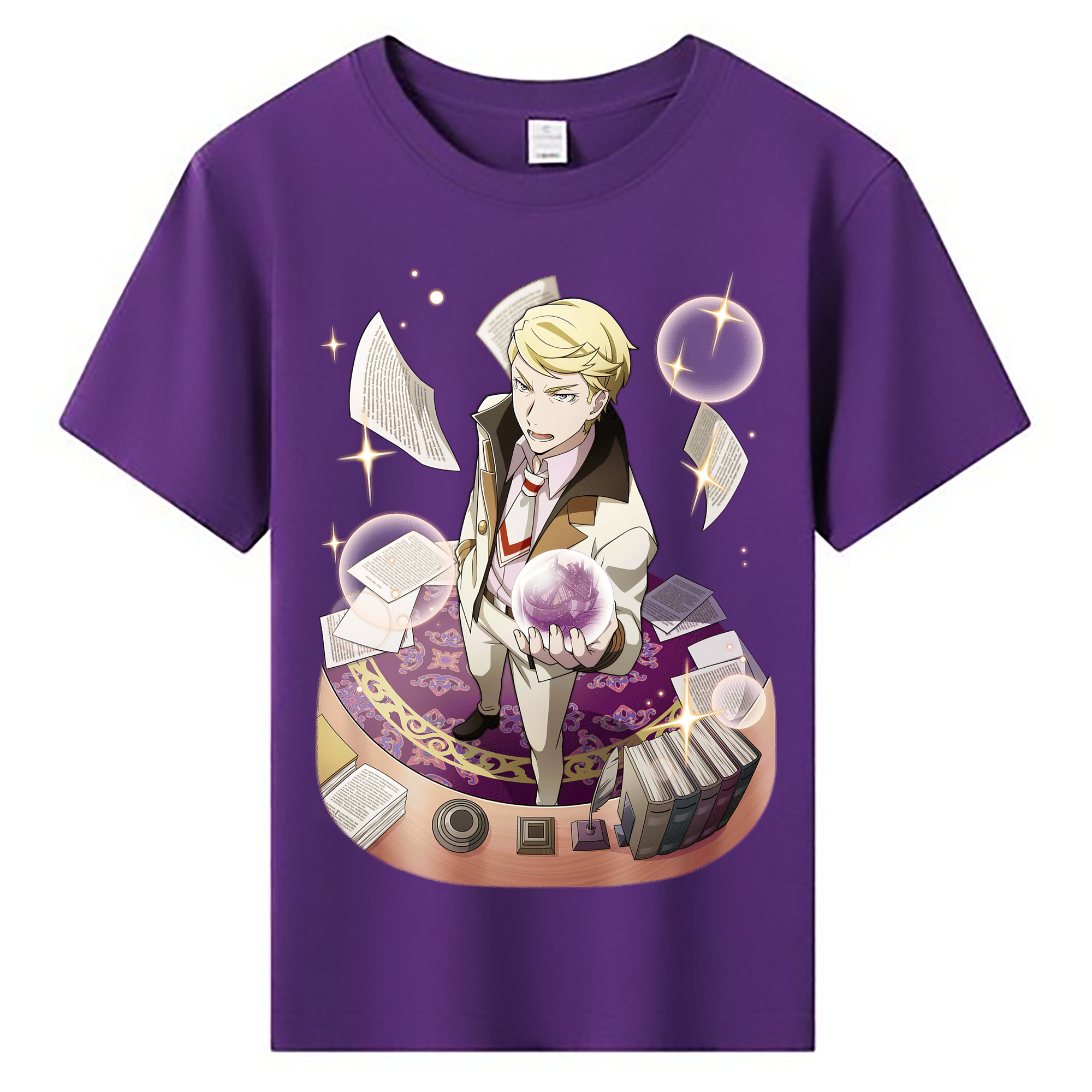 （画像用） 文豪ストレイドッグス Bungo Stray Dogs 綿100％キッズTシャツ（フロントプリント）