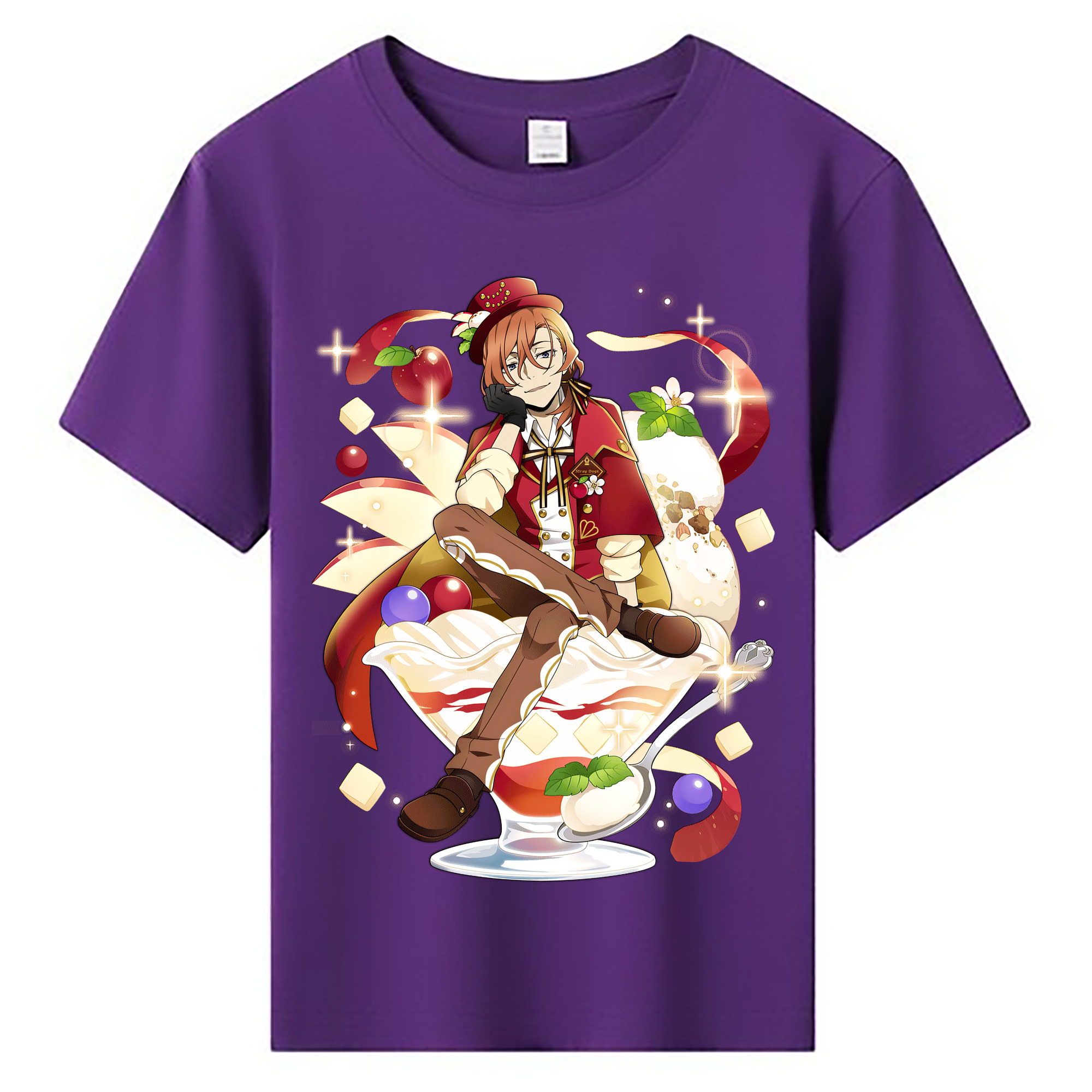 （画像用） 文豪ストレイドッグス Bungo Stray Dogs 綿100％キッズTシャツ（フロントプリント）