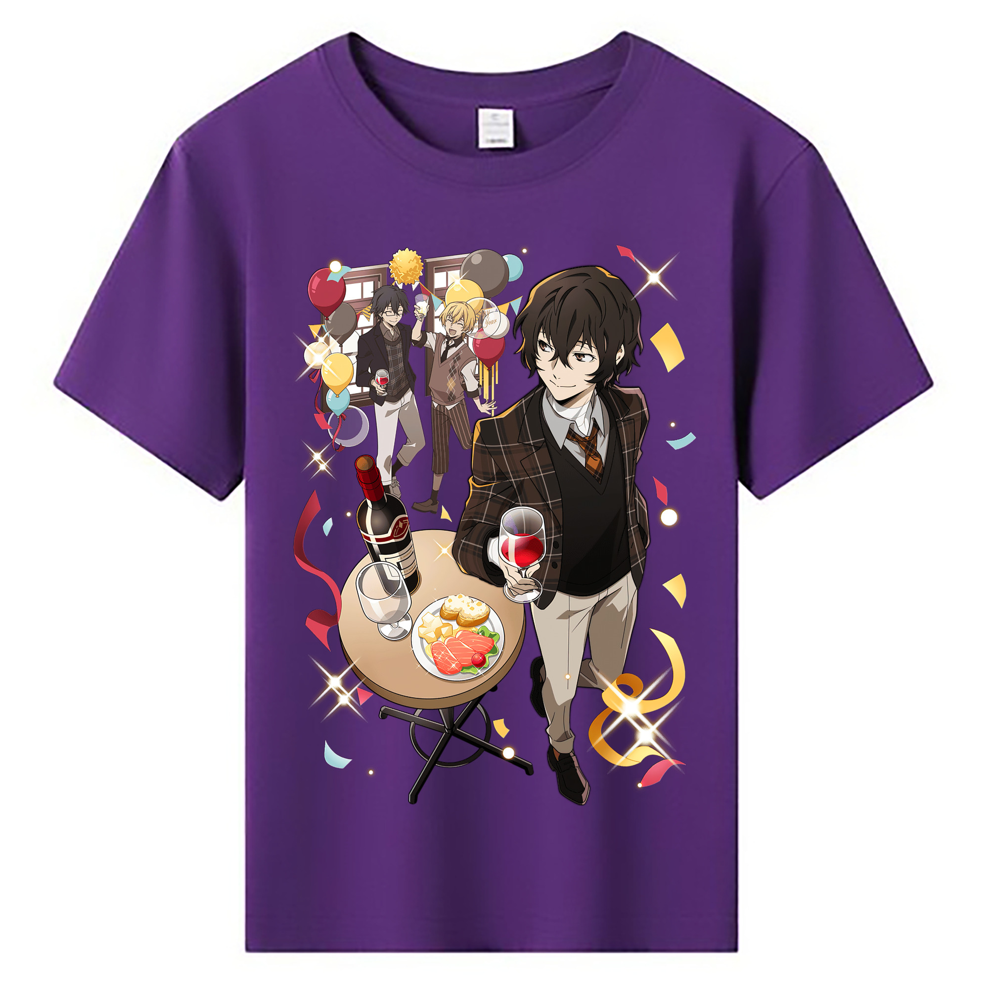 （画像用） 文豪ストレイドッグス Bungo Stray Dogs 綿100％キッズTシャツ（フロントプリント）