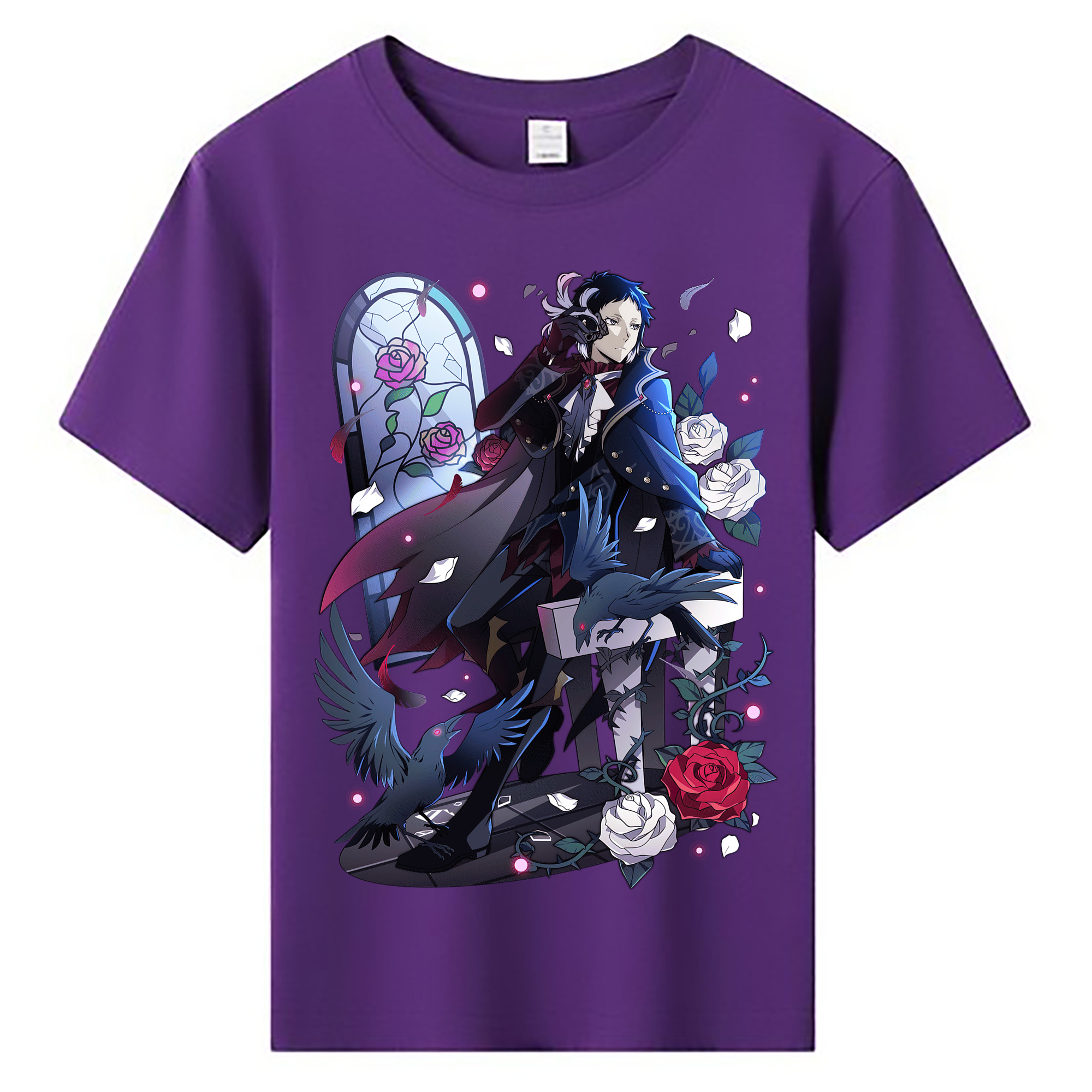 （画像用） 文豪ストレイドッグス Bungo Stray Dogs 綿100％キッズTシャツ（フロントプリント）