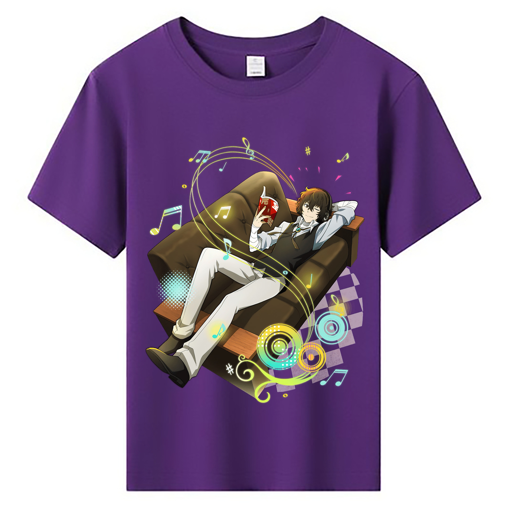 （画像用） 文豪ストレイドッグス Bungo Stray Dogs 綿100％キッズTシャツ（フロントプリント）