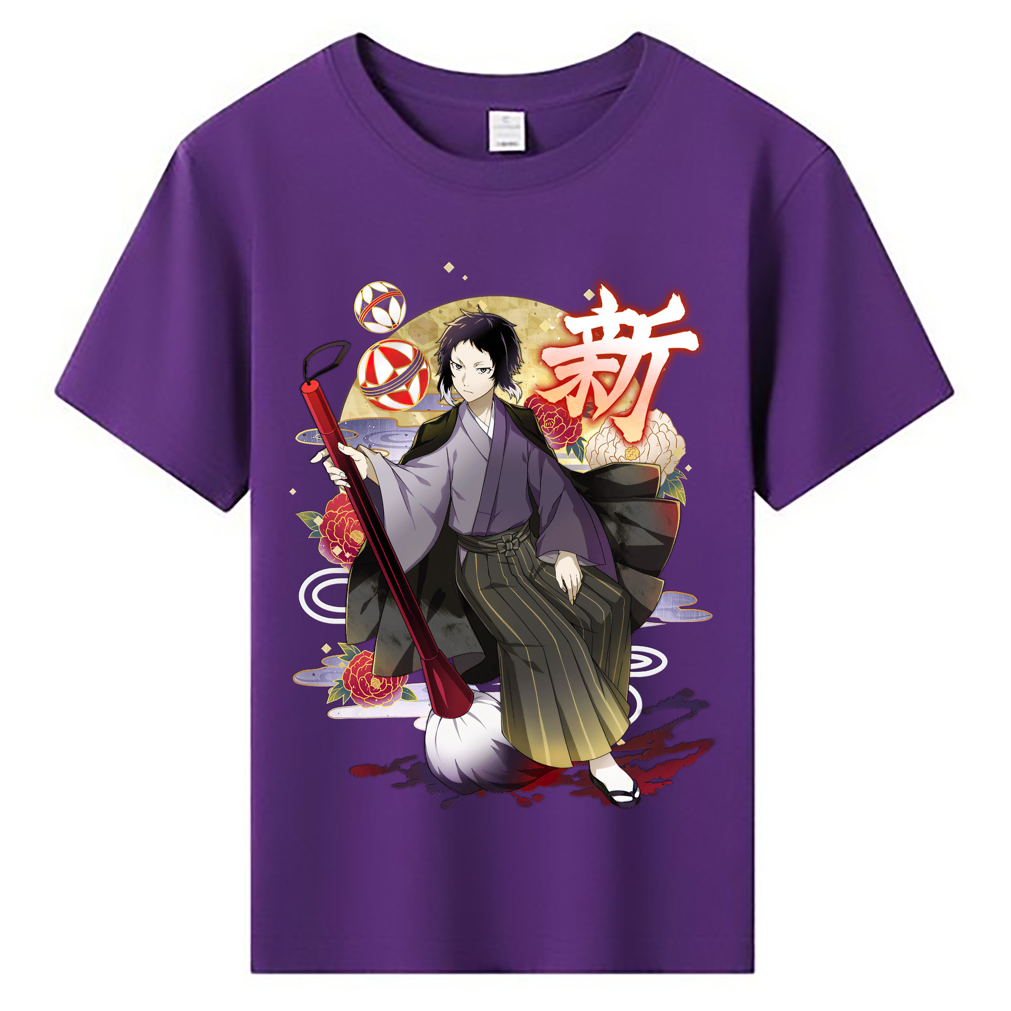 （画像用） 文豪ストレイドッグス Bungo Stray Dogs 綿100％キッズTシャツ（フロントプリント）