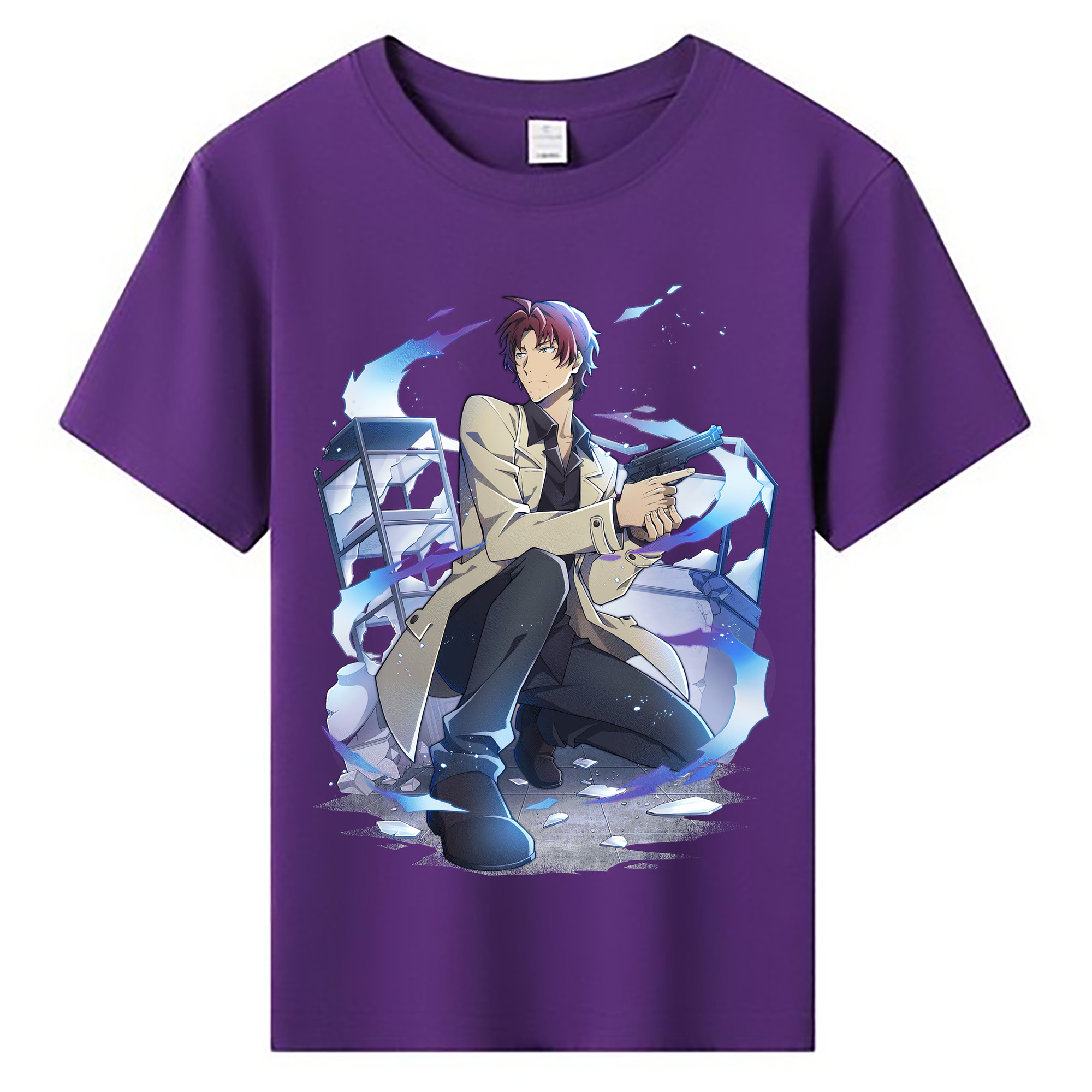 （画像用） 文豪ストレイドッグス Bungo Stray Dogs 綿100％キッズTシャツ（フロントプリント）
