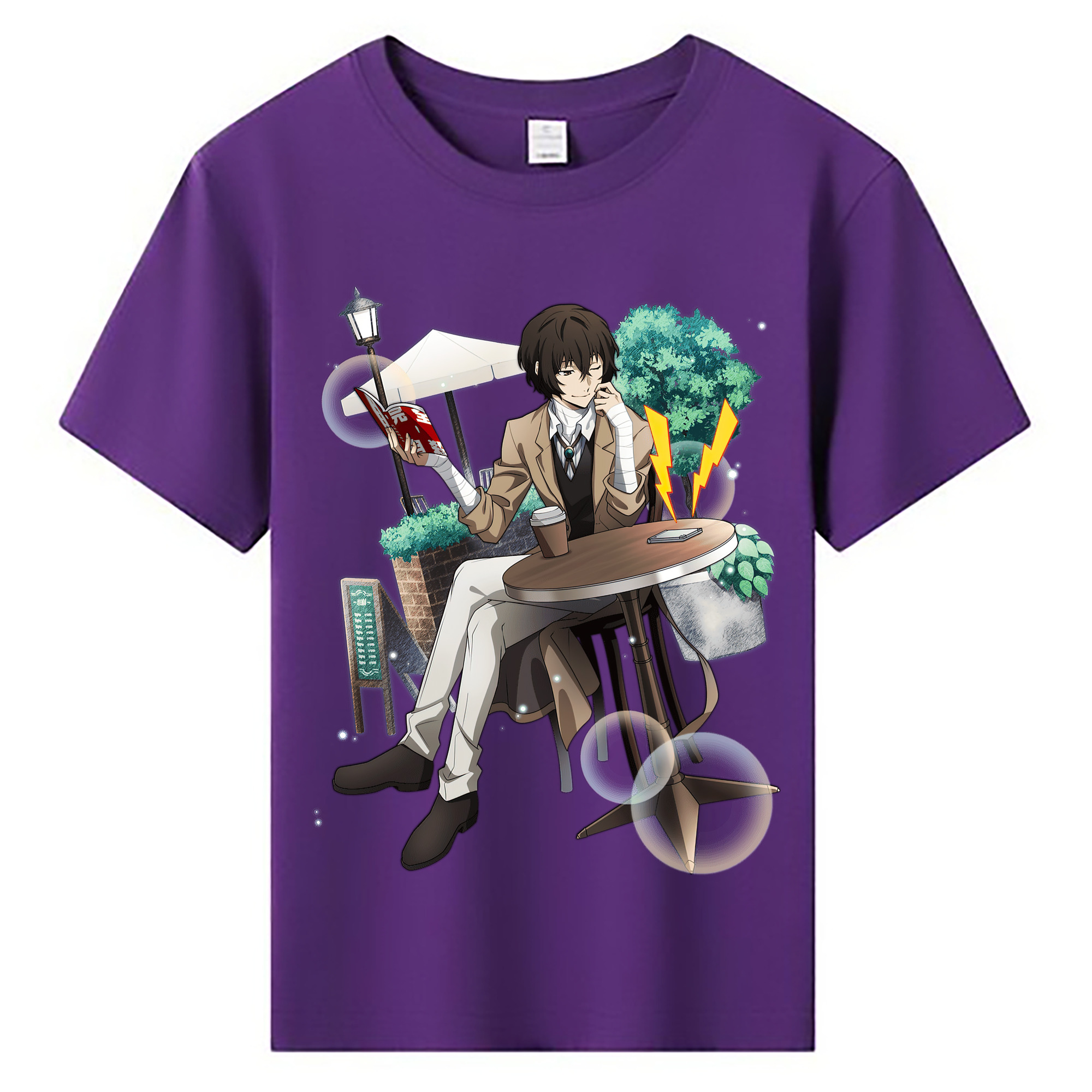 （画像用） 文豪ストレイドッグス Bungo Stray Dogs 綿100％キッズTシャツ（フロントプリント）