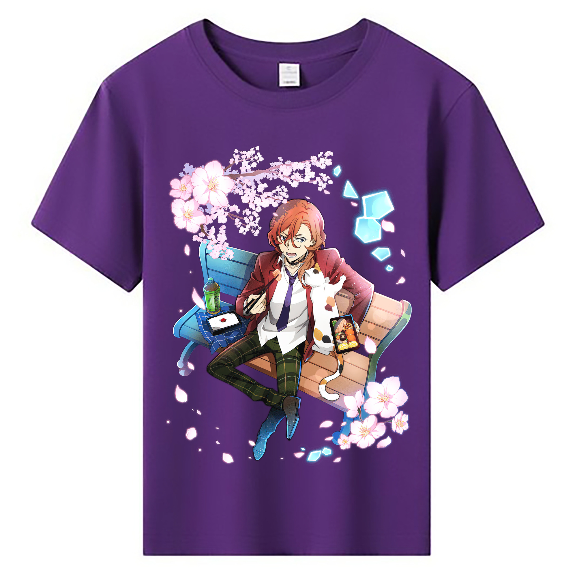 （画像用） 文豪ストレイドッグス Bungo Stray Dogs 綿100％キッズTシャツ（フロントプリント）