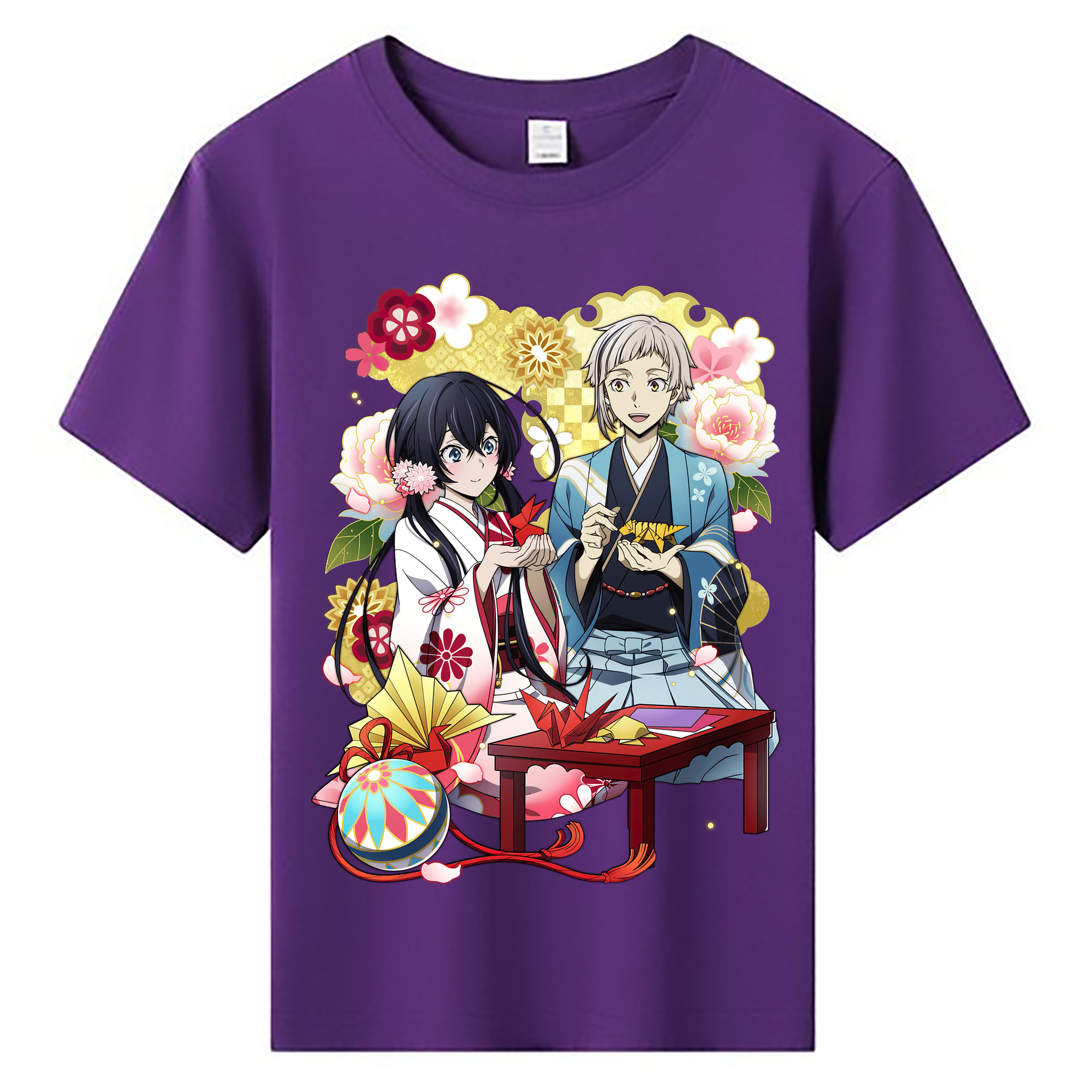 （画像用） 文豪ストレイドッグス Bungo Stray Dogs 綿100％キッズTシャツ（フロントプリント）