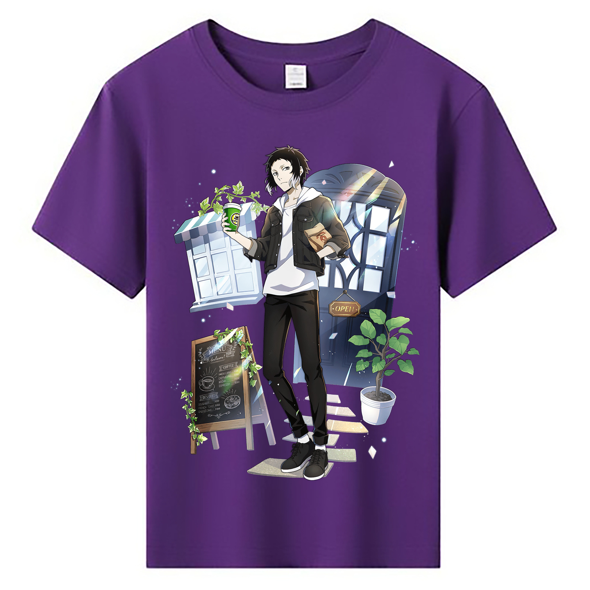 （画像用） 文豪ストレイドッグス Bungo Stray Dogs 綿100％キッズTシャツ（フロントプリント）