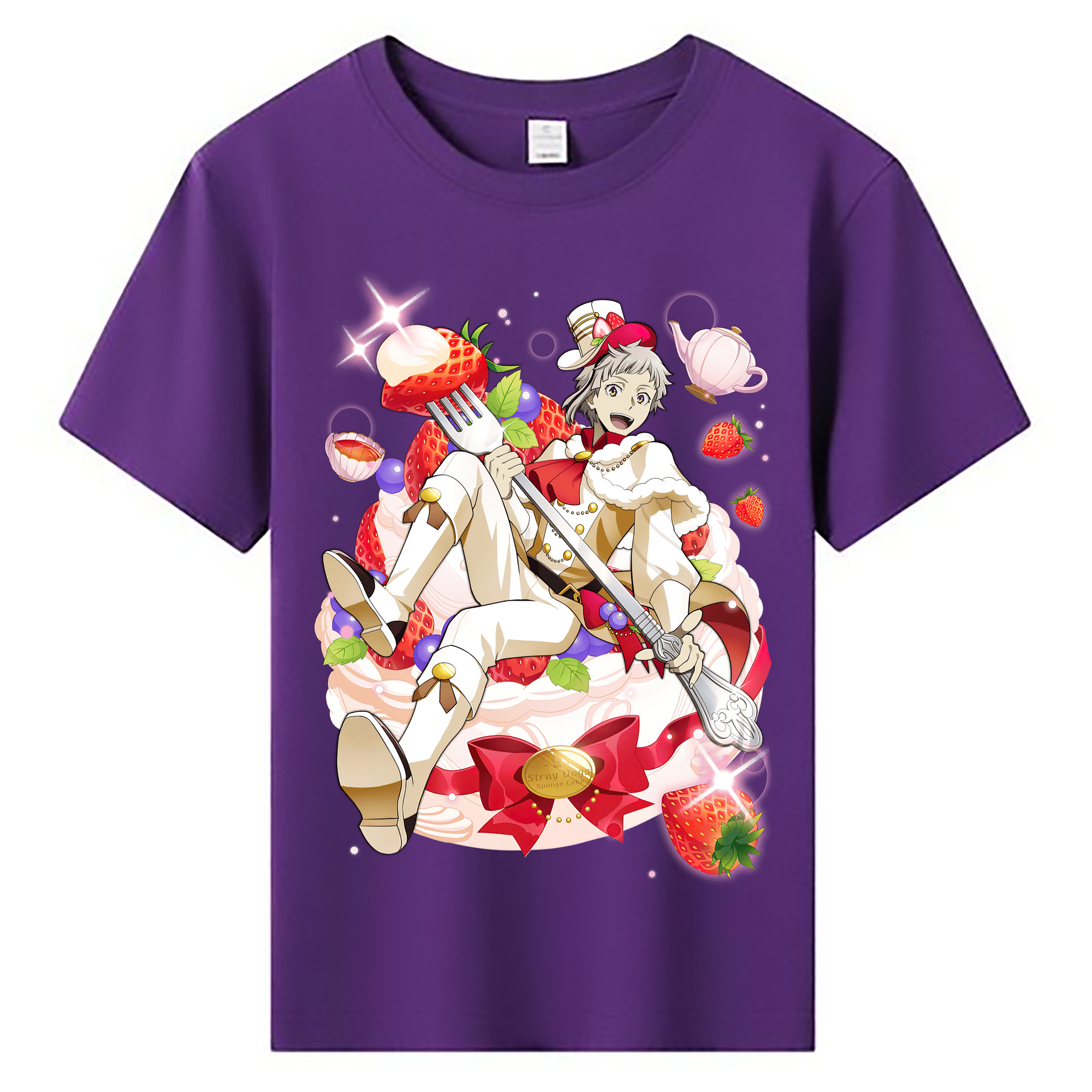 （画像用） 文豪ストレイドッグス Bungo Stray Dogs 綿100％キッズTシャツ（フロントプリント）