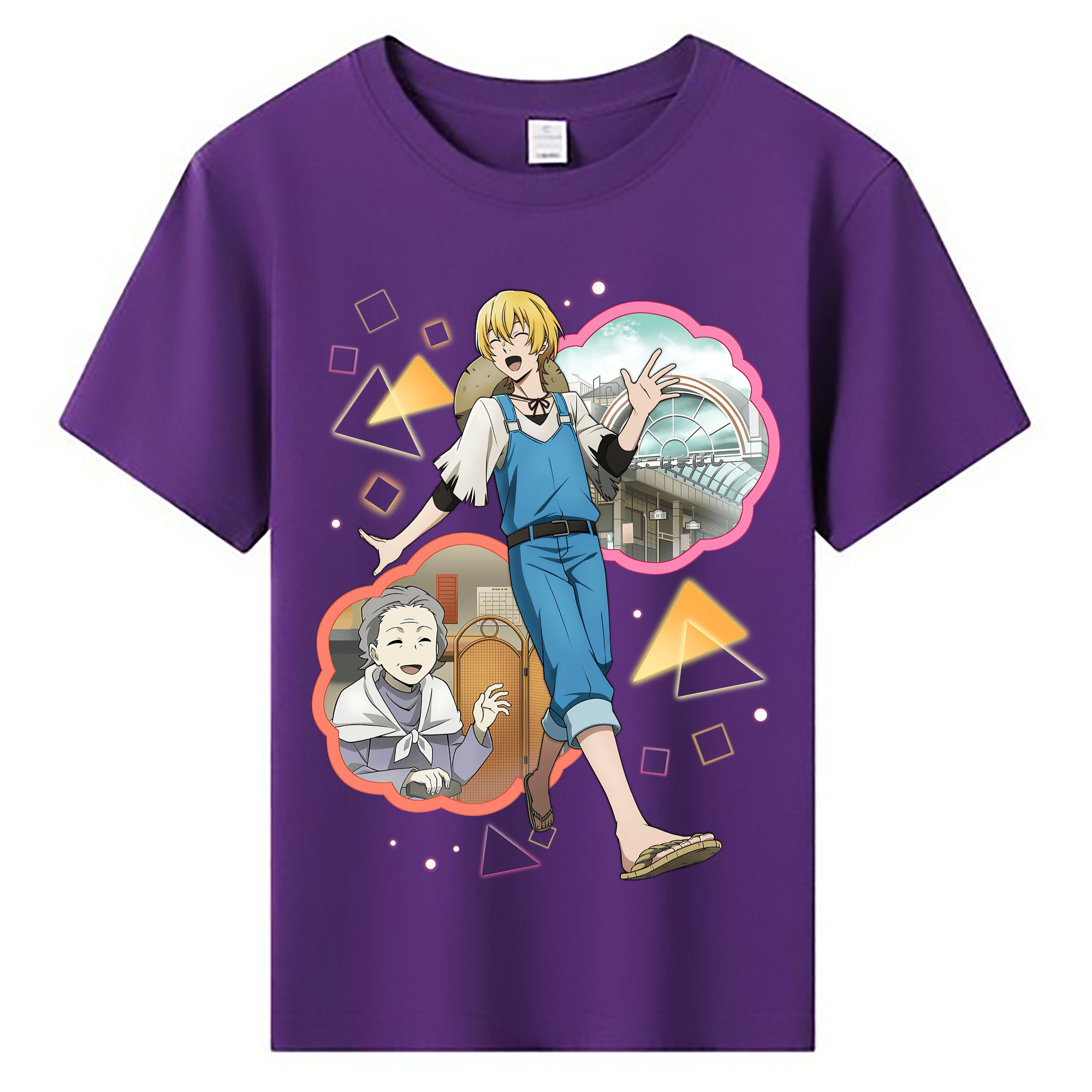 （画像用） 文豪ストレイドッグス Bungo Stray Dogs 綿100％キッズTシャツ（フロントプリント）