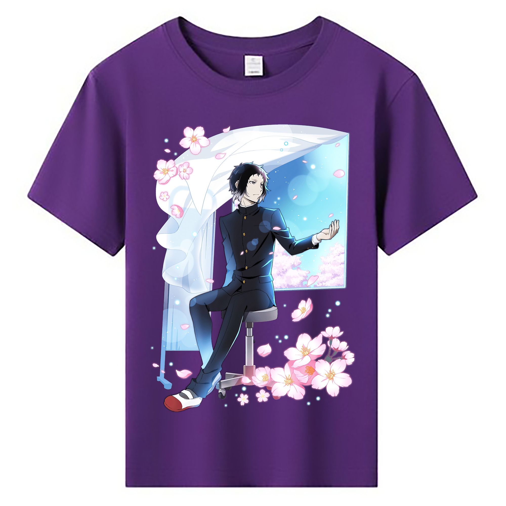 （画像用） 文豪ストレイドッグス Bungo Stray Dogs 綿100％キッズTシャツ（フロントプリント）