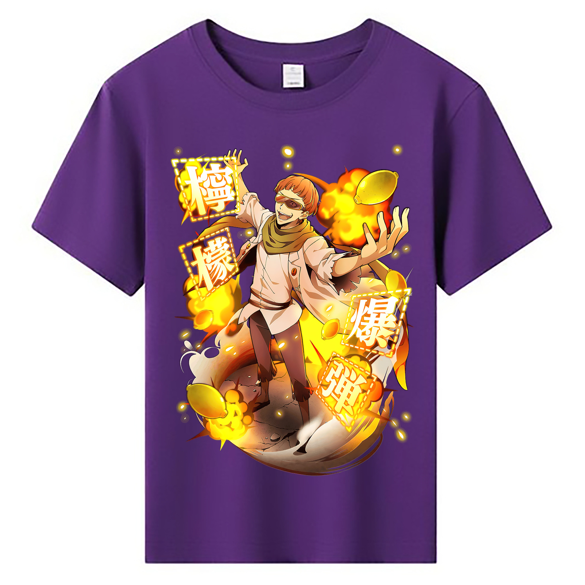 （画像用） 文豪ストレイドッグス Bungo Stray Dogs 綿100％キッズTシャツ（フロントプリント）