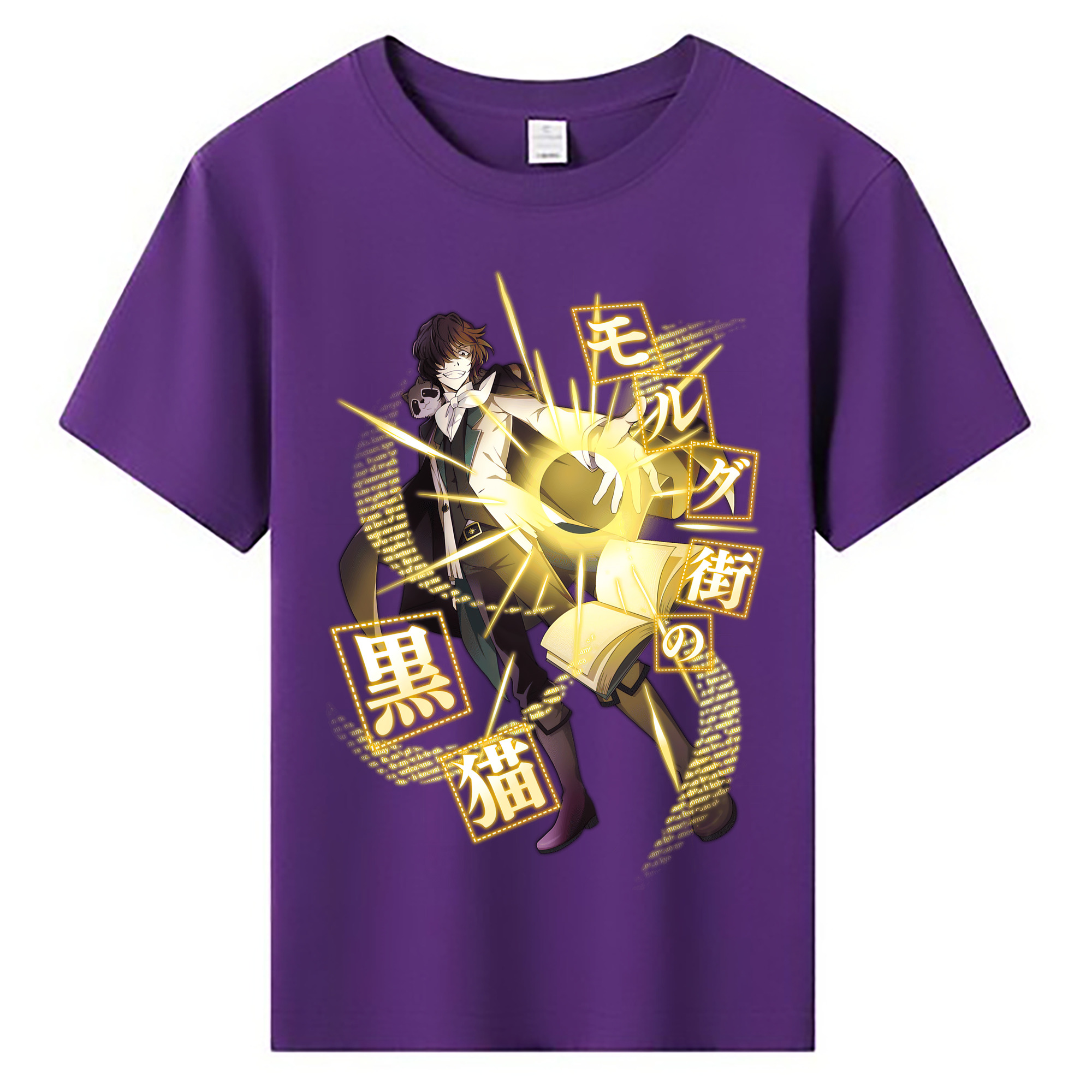（画像用） 文豪ストレイドッグス Bungo Stray Dogs 綿100％キッズTシャツ（フロントプリント）
