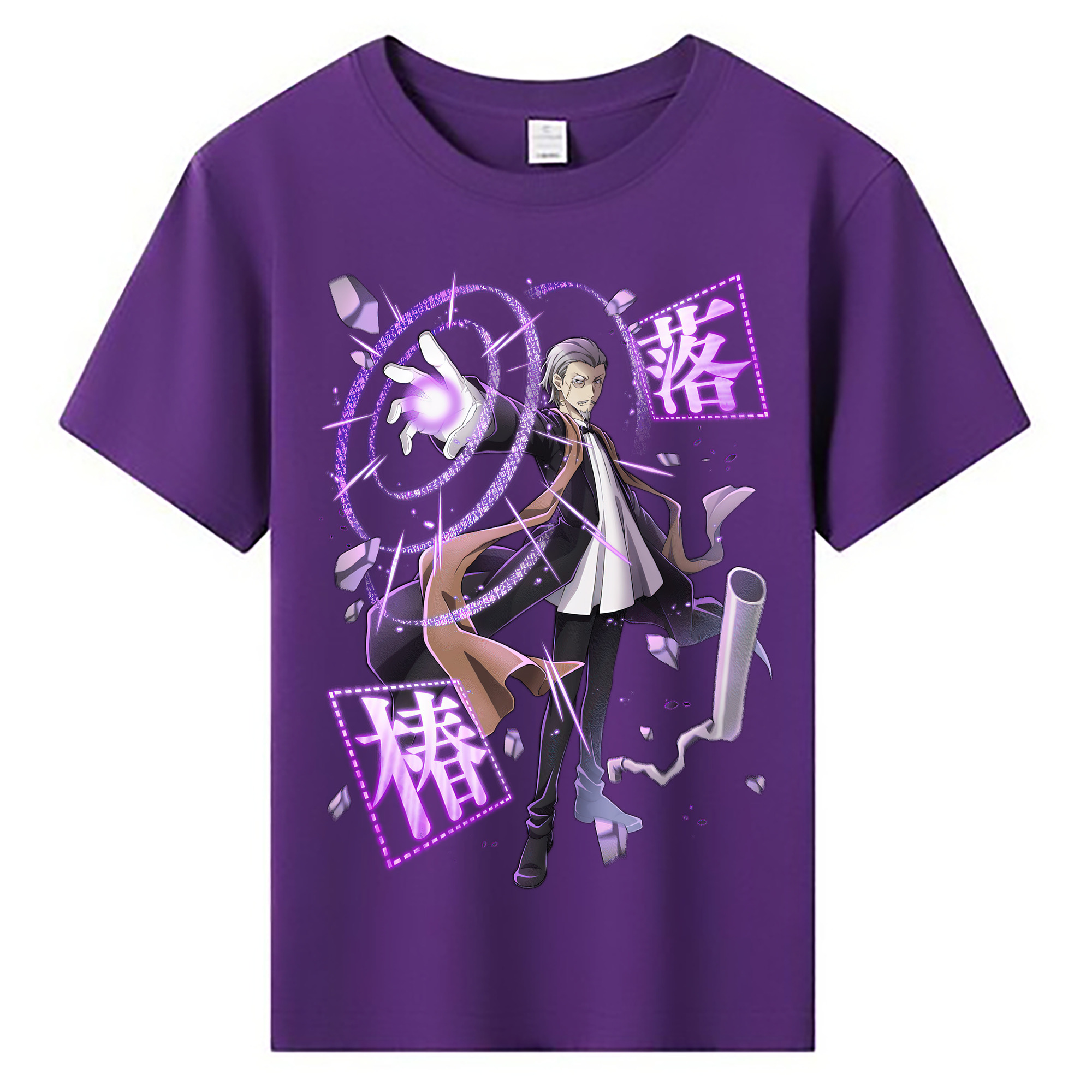 （画像用） 文豪ストレイドッグス Bungo Stray Dogs 綿100％キッズTシャツ（フロントプリント）