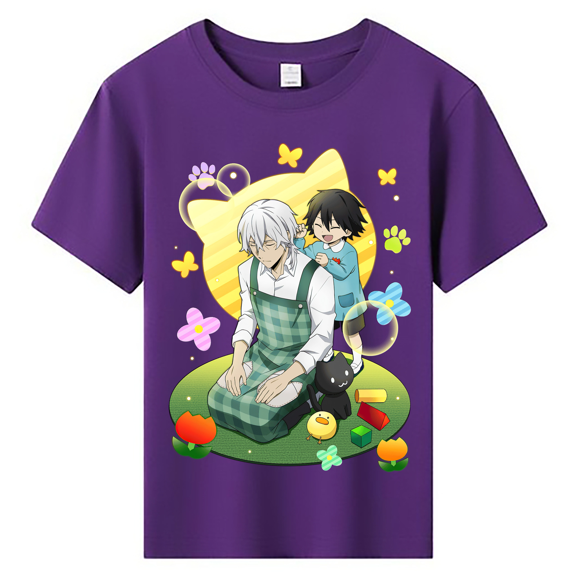 （画像用） 文豪ストレイドッグス Bungo Stray Dogs 綿100％キッズTシャツ（フロントプリント）