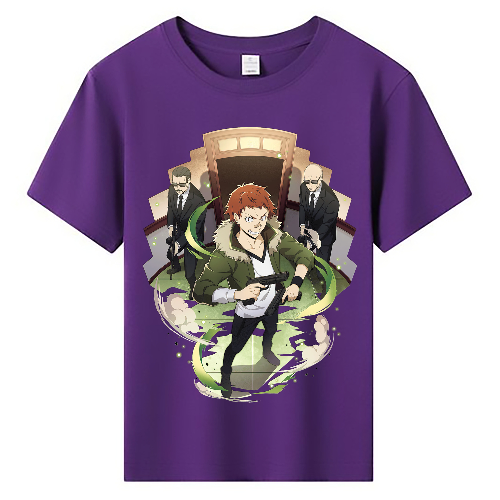 （画像用） 文豪ストレイドッグス Bungo Stray Dogs 綿100％キッズTシャツ（フロントプリント）