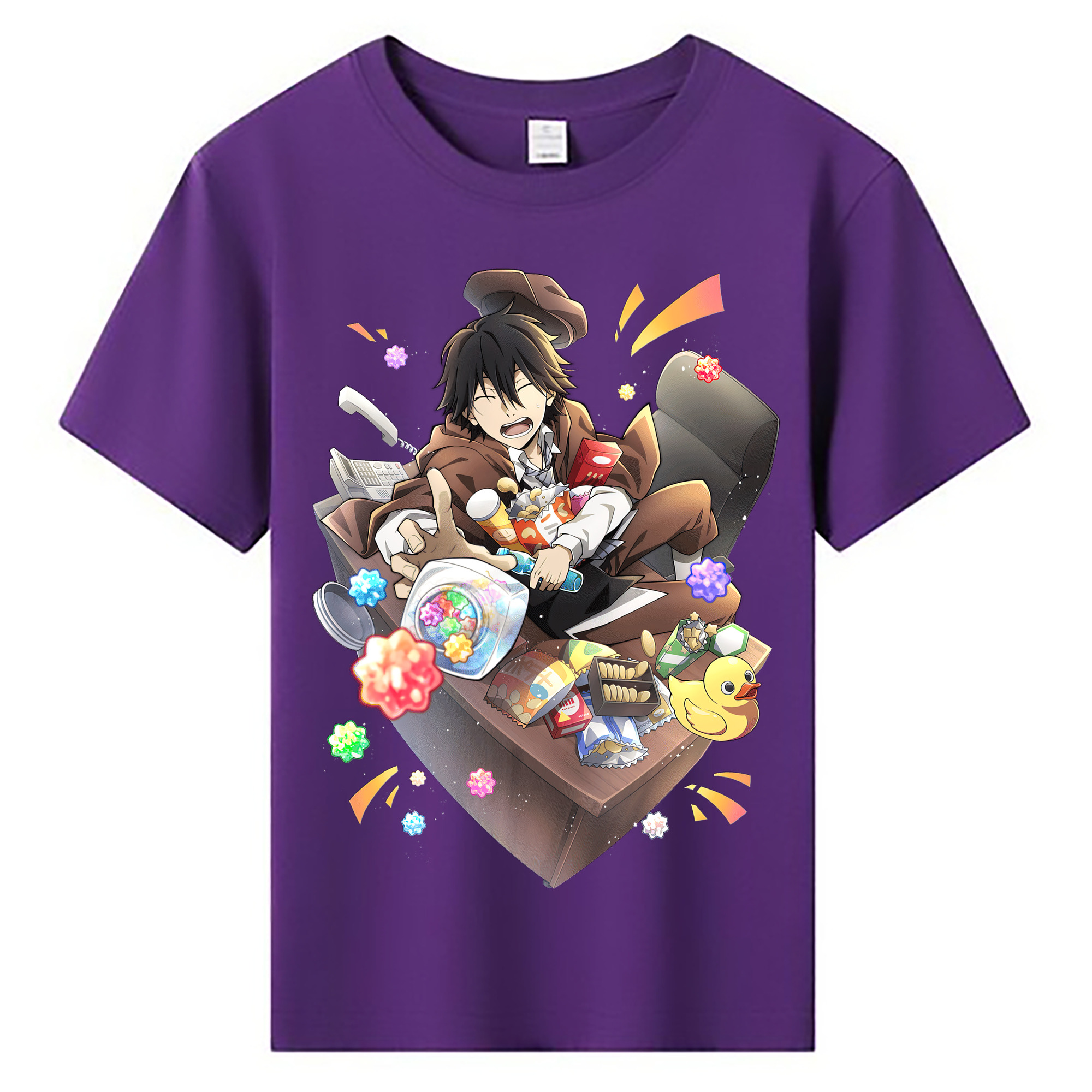 （画像用） 文豪ストレイドッグス Bungo Stray Dogs 綿100％キッズTシャツ（フロントプリント）